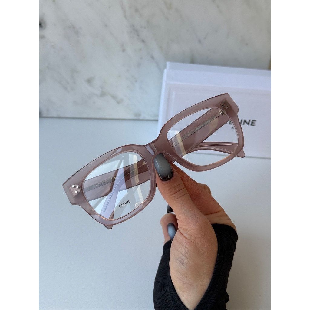 Celine NEW Celine CL50121I Triomphe Eyeglasses Frames Beige Size ONE SIZE - 2 Thumbnail