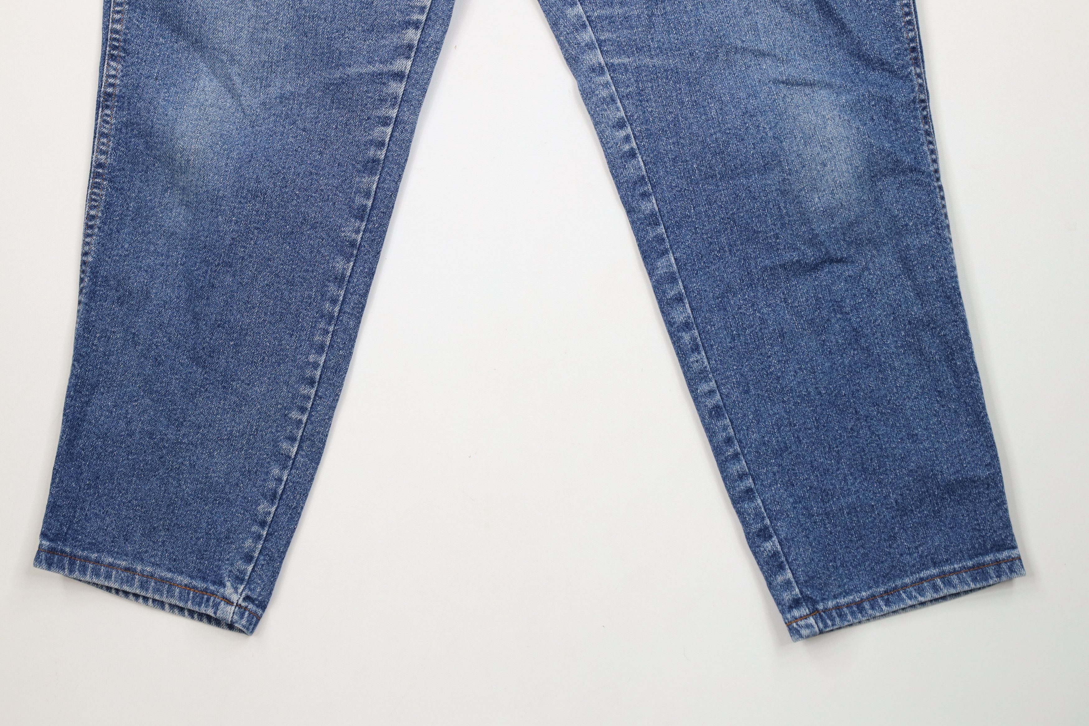 Vintage Vintage 90s Streetwear Tapered Leg Denim Jeans Blue USA Size 42" / US 20 - 4 Thumbnail