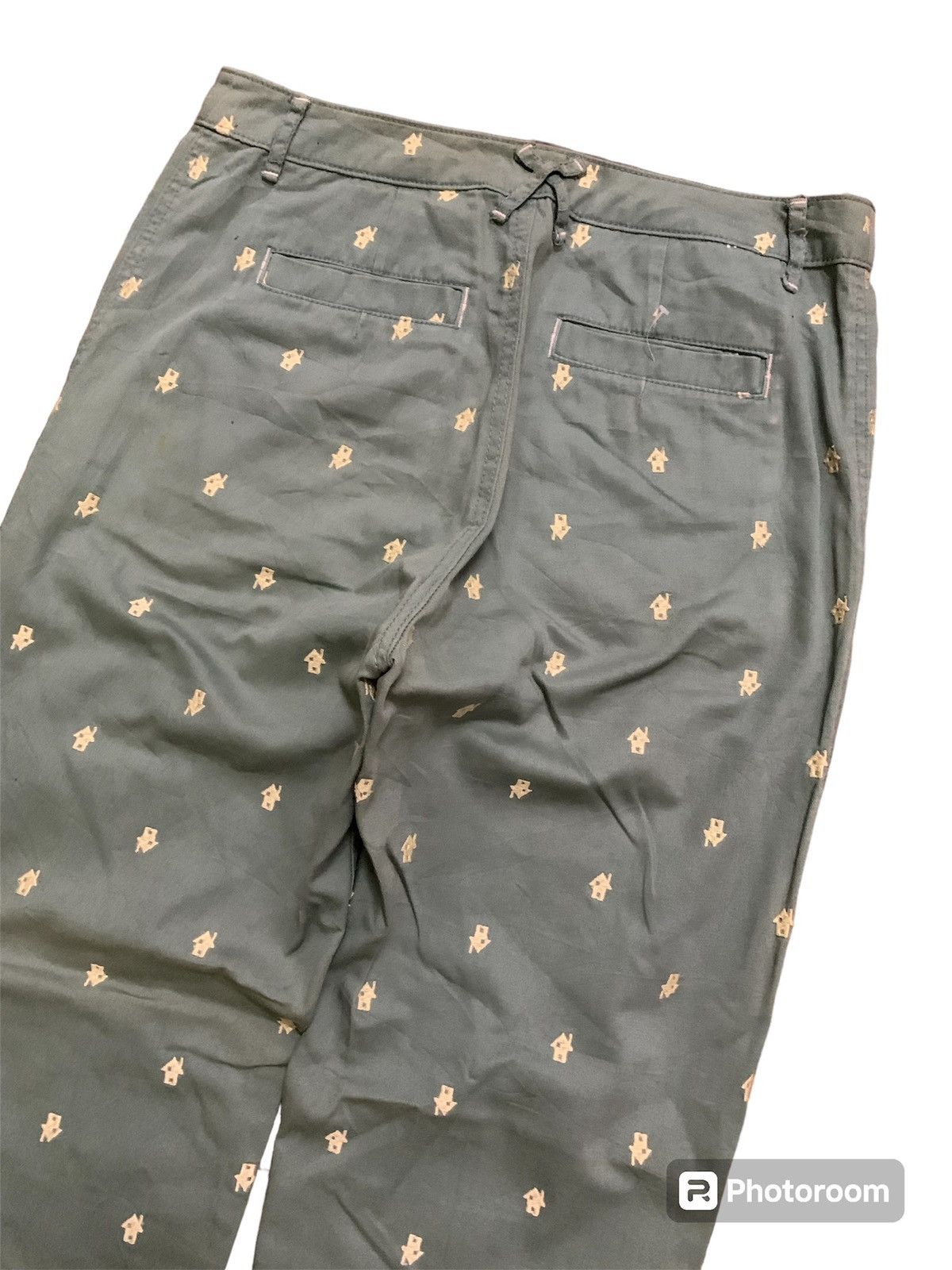 Issey Miyake × Japanese Brand × Vintage Vintage Pou dou dou Overprint Pant Size US 30 / EU 46 - 5 Thumbnail