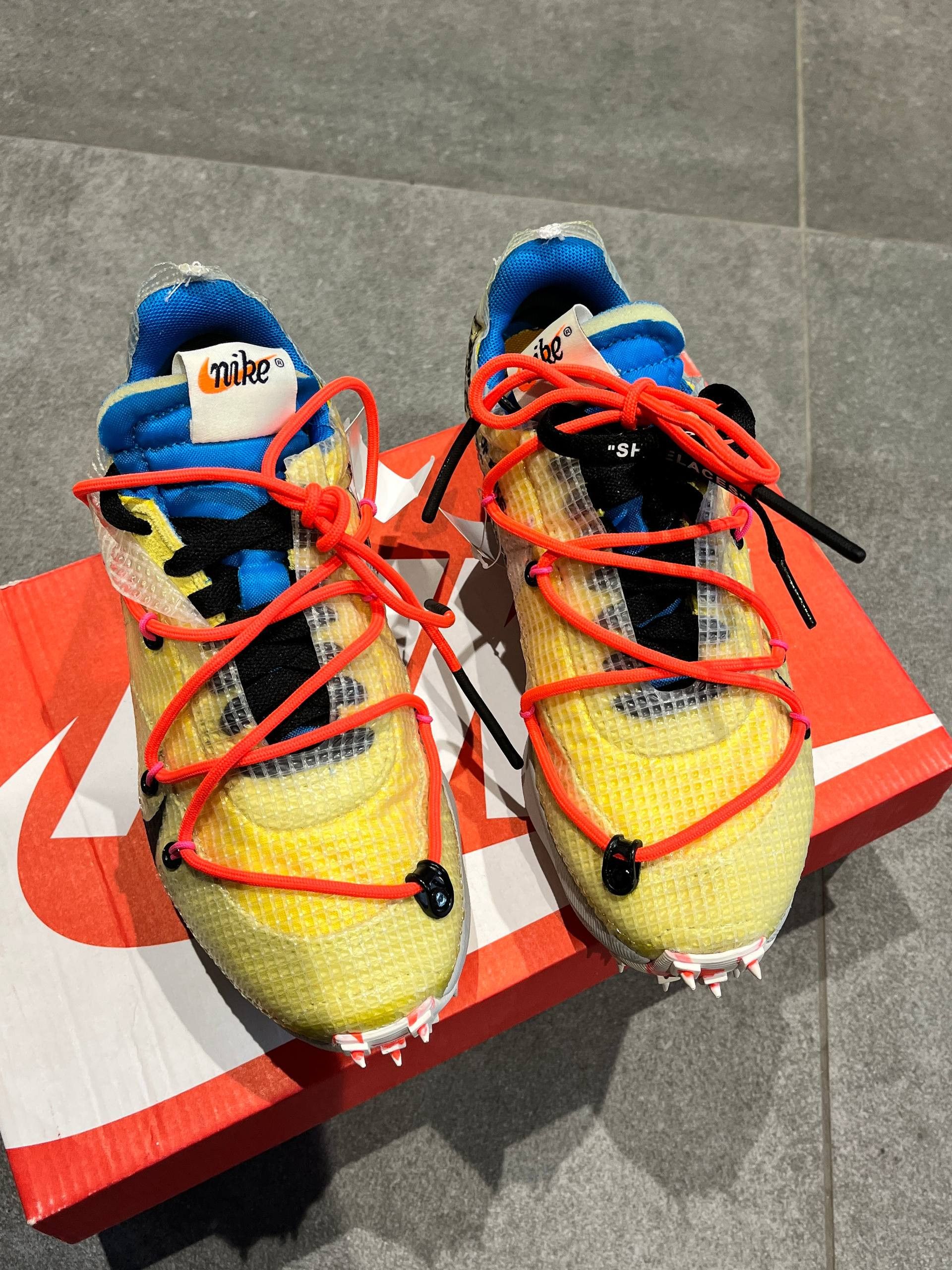Nike × Off-White Nike OffWhite Yellow Vapor Street CD8178-700 size 5 NEW Size US 5 / IT 35 - 9 Thumbnail