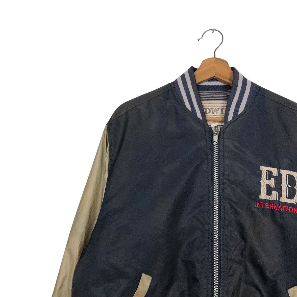 Edwin 📌Vintage Bomber Jacket Jumper Edwin Big Logo Issey Miyake Size US M / EU 48-50 / 2 - 9 Thumbnail