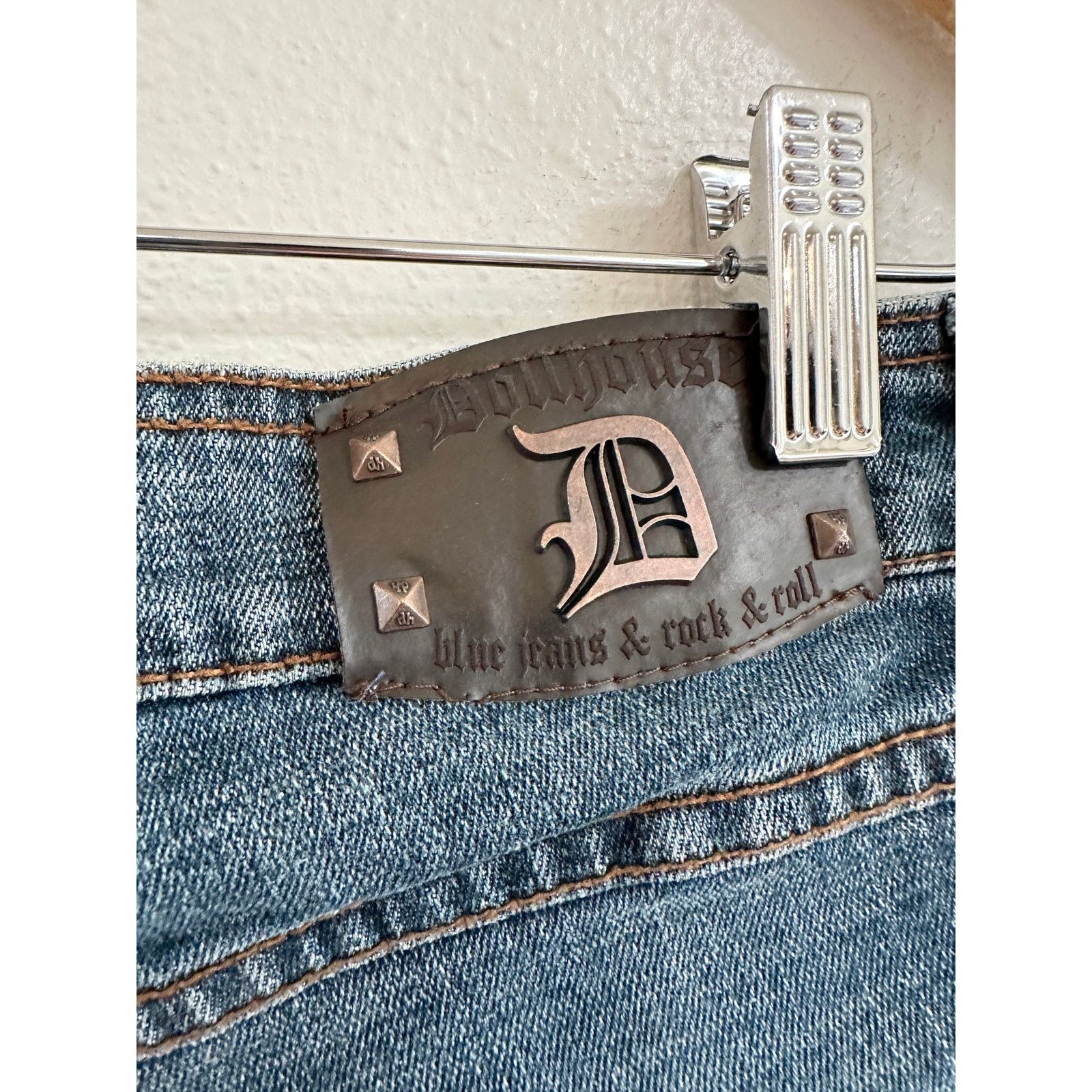 Vintage Y2K Dollhouse Low Rise Bareback Flare Jeans size 13 Size 32" / US 10 / IT 46 - 10 Thumbnail