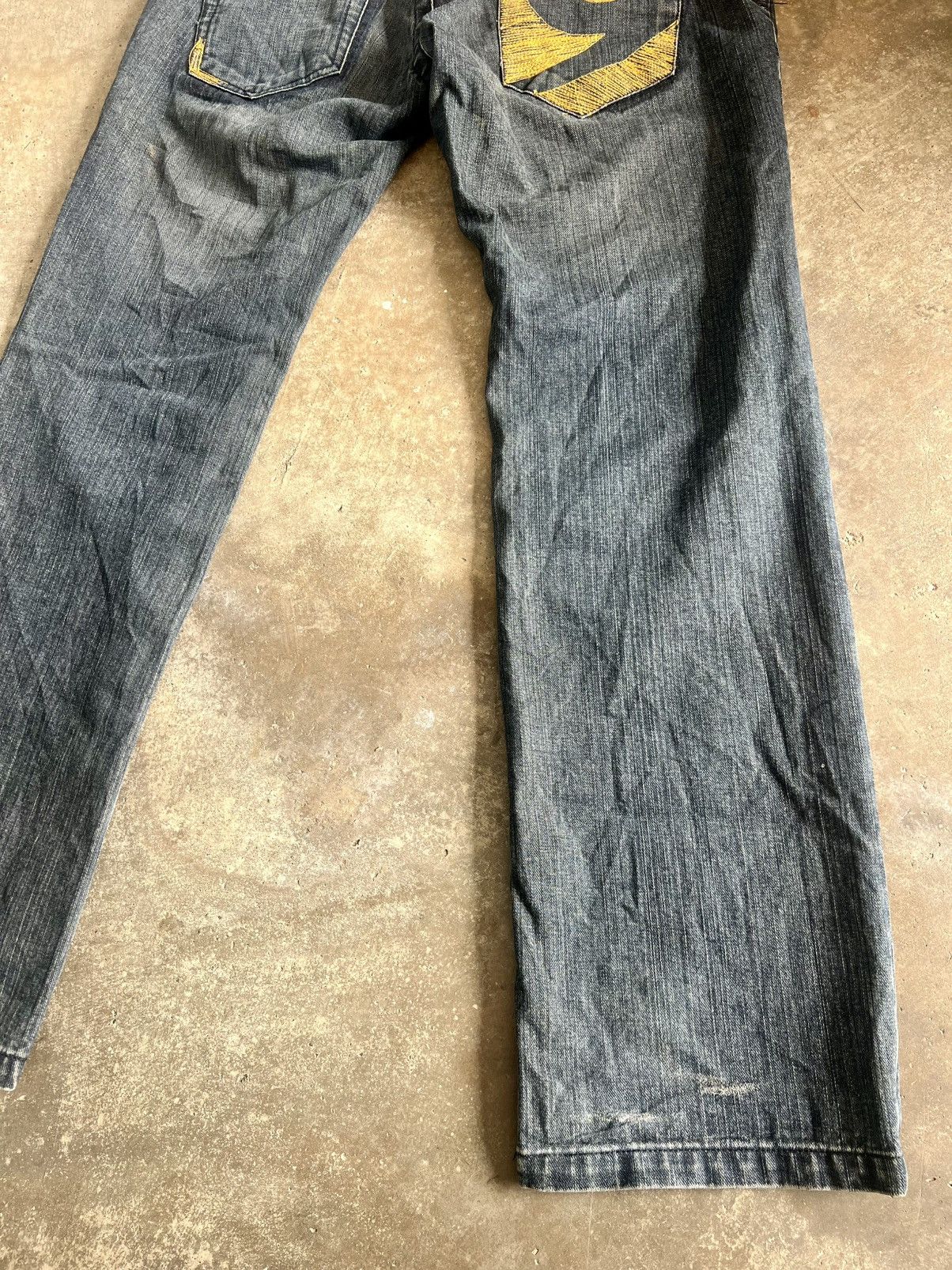 291295=Homme Vintage 291295 Homme Dyed Washed Flare Jeans Size US 34 / EU 50 - 21 Thumbnail