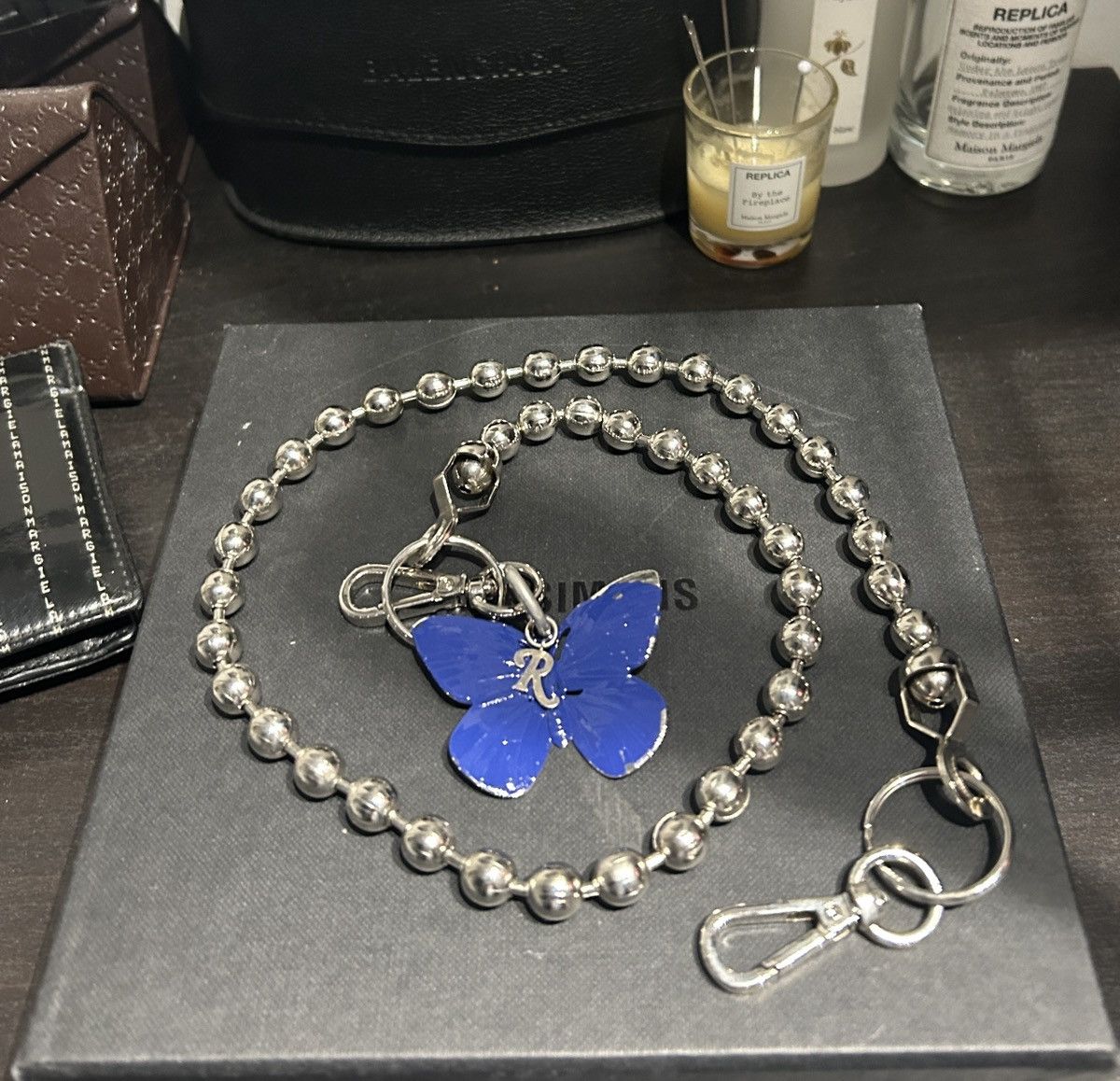 Raf Simons Raf Simons Butterfly Wallet Chain | Grailed
