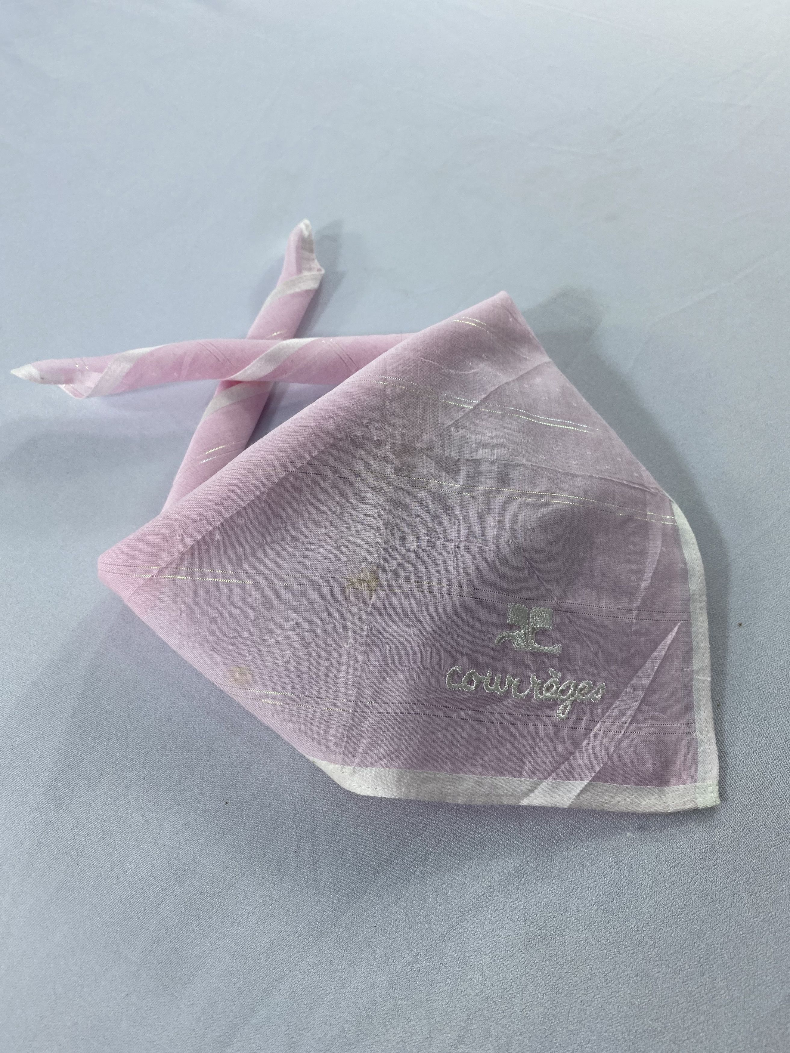 Courreges Courreges Handkerchief / Bandana / Neckerchief Size ONE SIZE - 1 Thumbnail