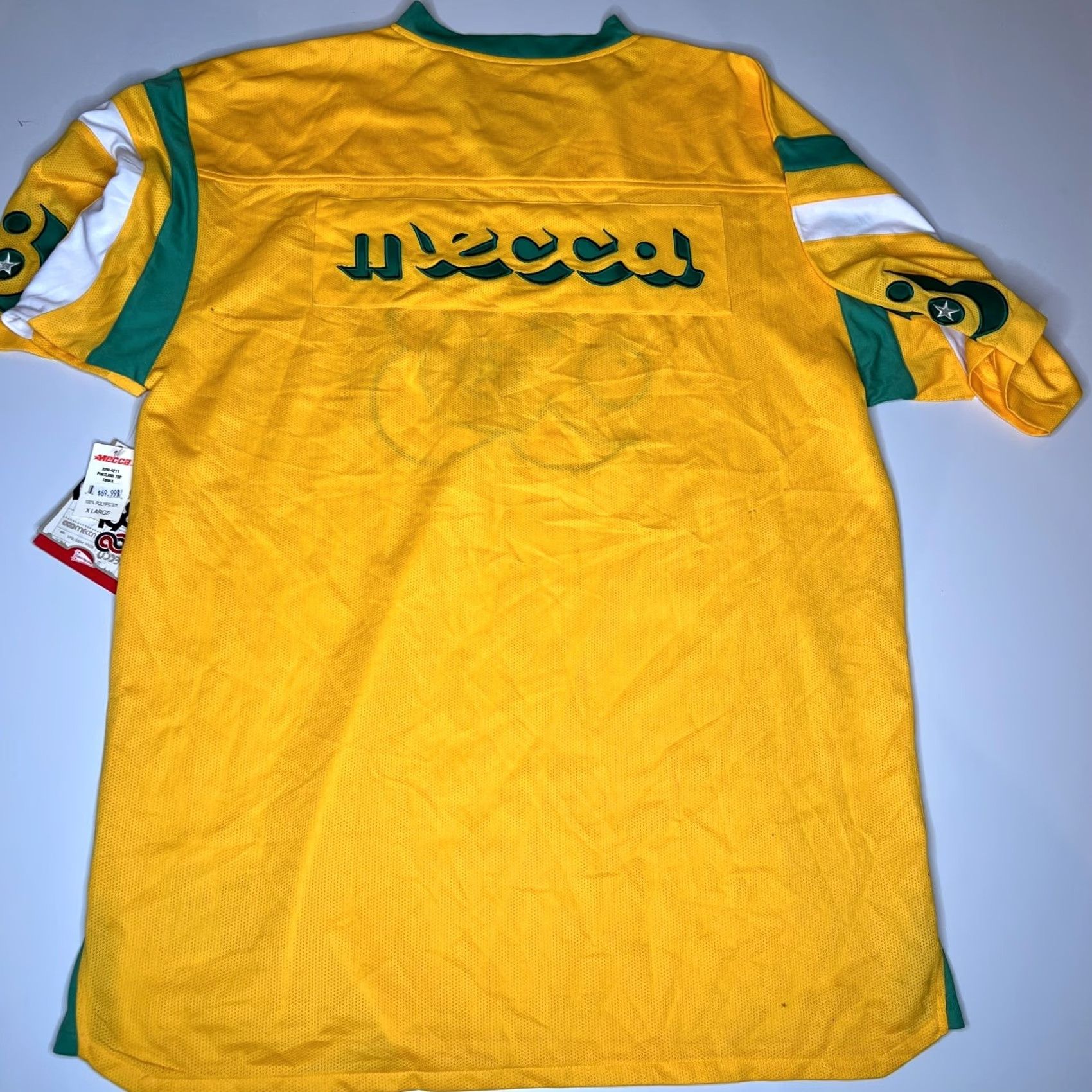 Vintage VINTAGE Mecca USA Portland Top Tonka 1968 Jersey XL Yellow Hip Hop Men T-Shirt NWT Size US XL / EU 56 / 4 - 5 Thumbnail
