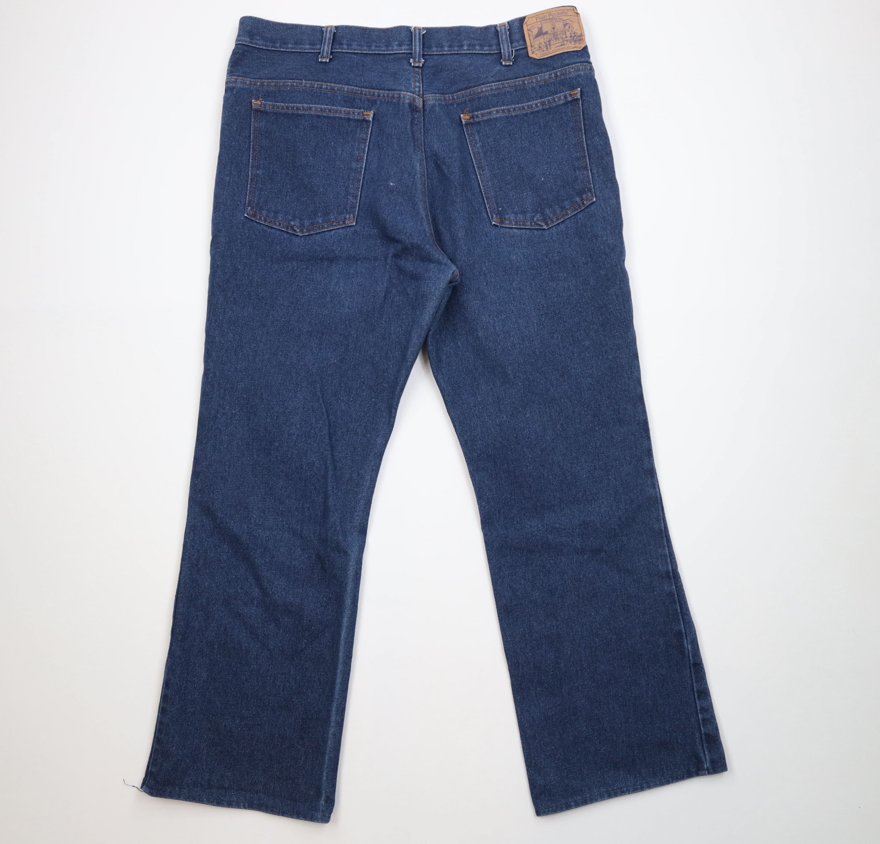 Vintage Vintage 70s Streetwear Bell Bottoms Denim Jeans Blue USA Size US 36 / EU 52 - 10 Thumbnail