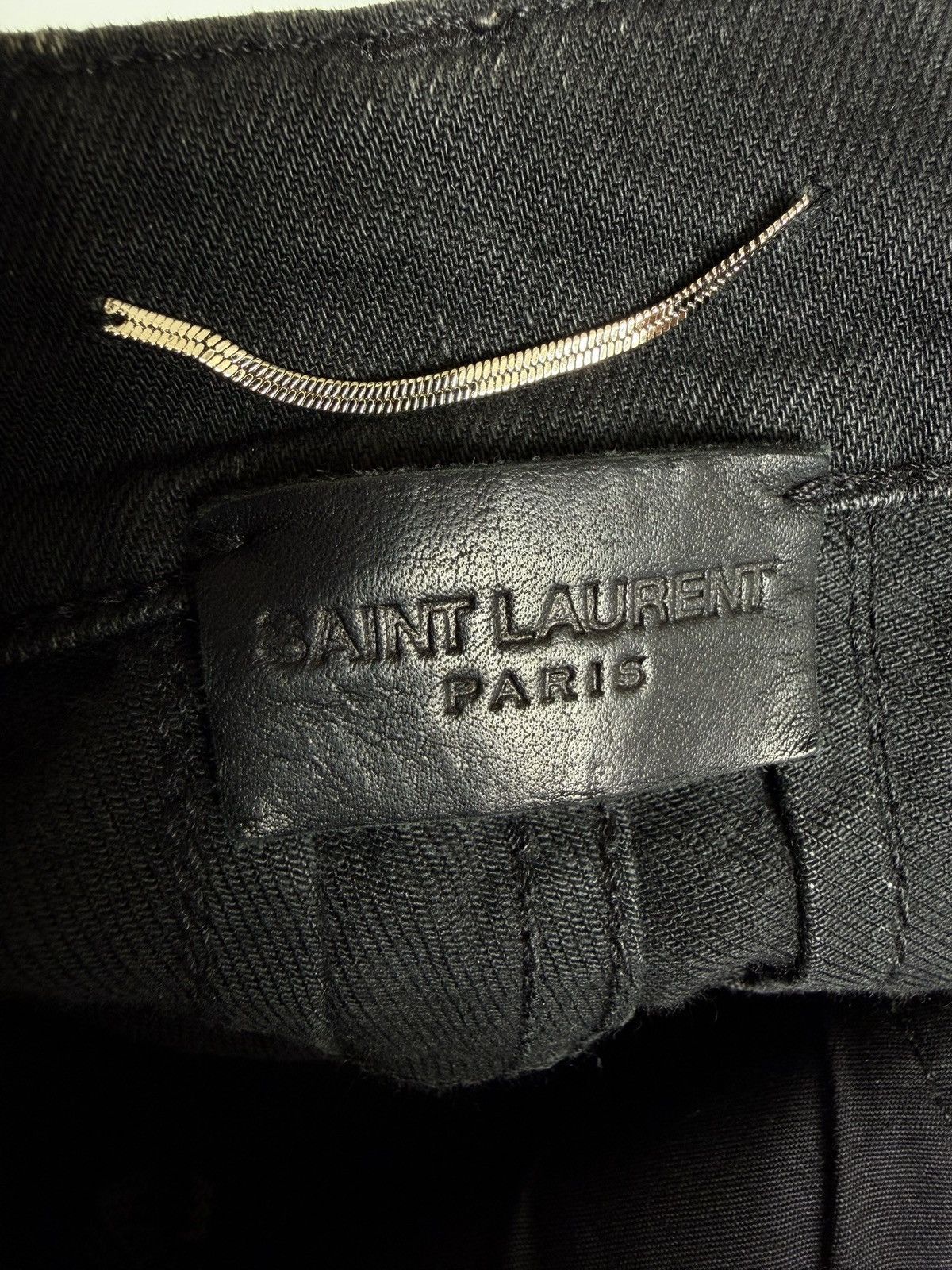 Saint Laurent Paris Saint Laurent by Hedi Slimane S/S16 Biker Denim Pants Size US 31 - 9 Thumbnail
