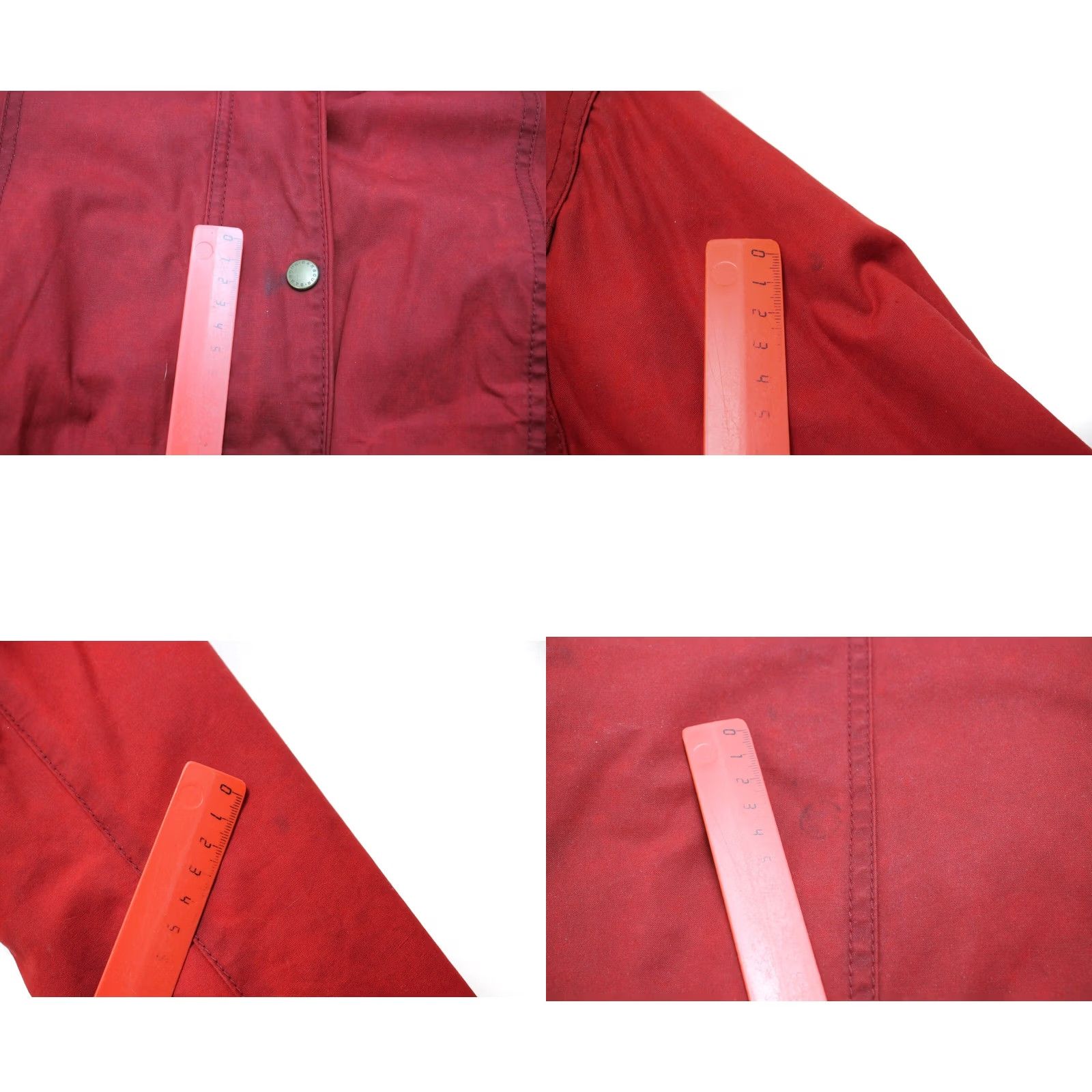 Barbour BARBOUR Winter Ferndown Jacket Women UK 16 High Neck Lined Two Way Zip Red Jacket Size XXL / US 16-18 / IT 52-54 - 9 Thumbnail