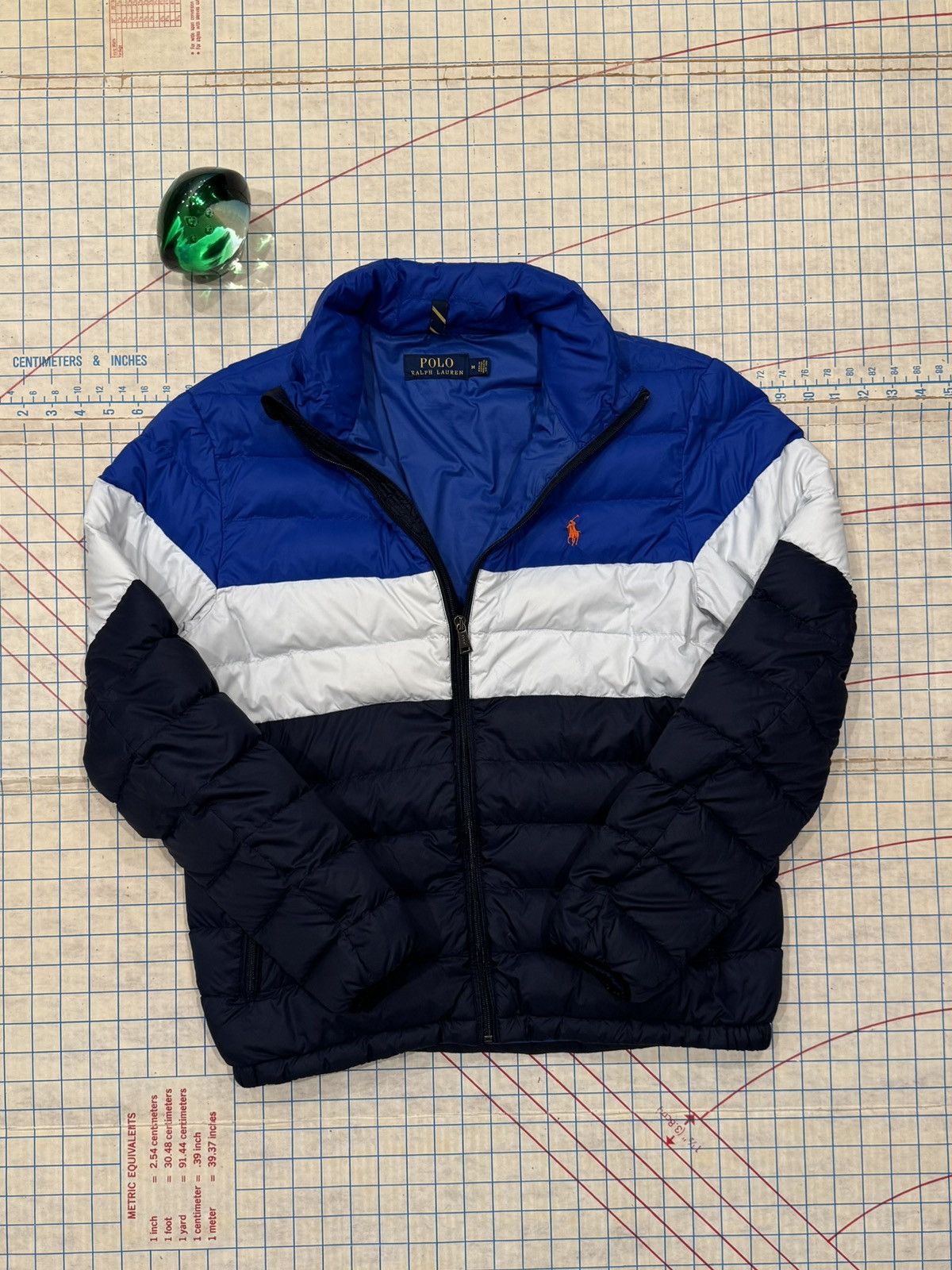 Polo Ralph Lauren Polo Ralph Lauren Puffer Jacket Full Zip Mens Medium Blue Size US M / EU 48-50 / 2 - 3 Thumbnail