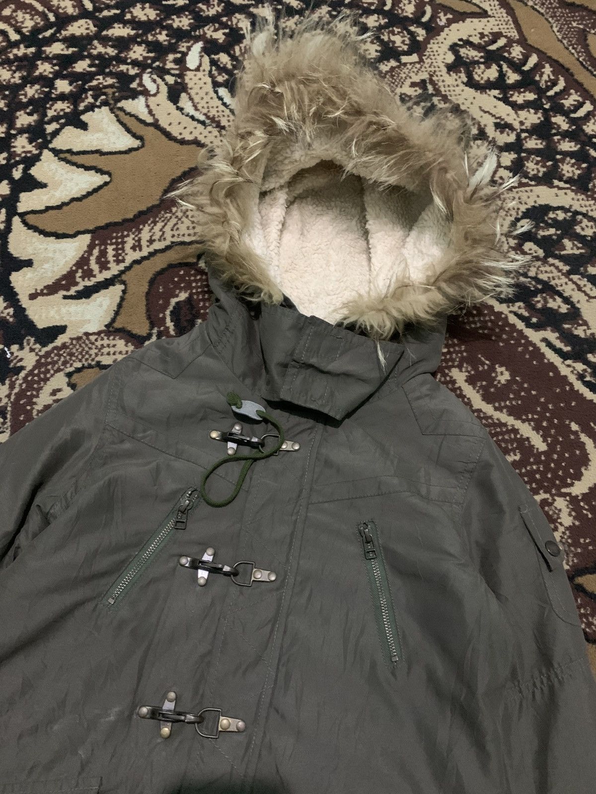 14th Addiction 2000s Earthmagic - Apocalypse Hoodie Fur Jacket Size US M / EU 48-50 / 2 - 3 Thumbnail
