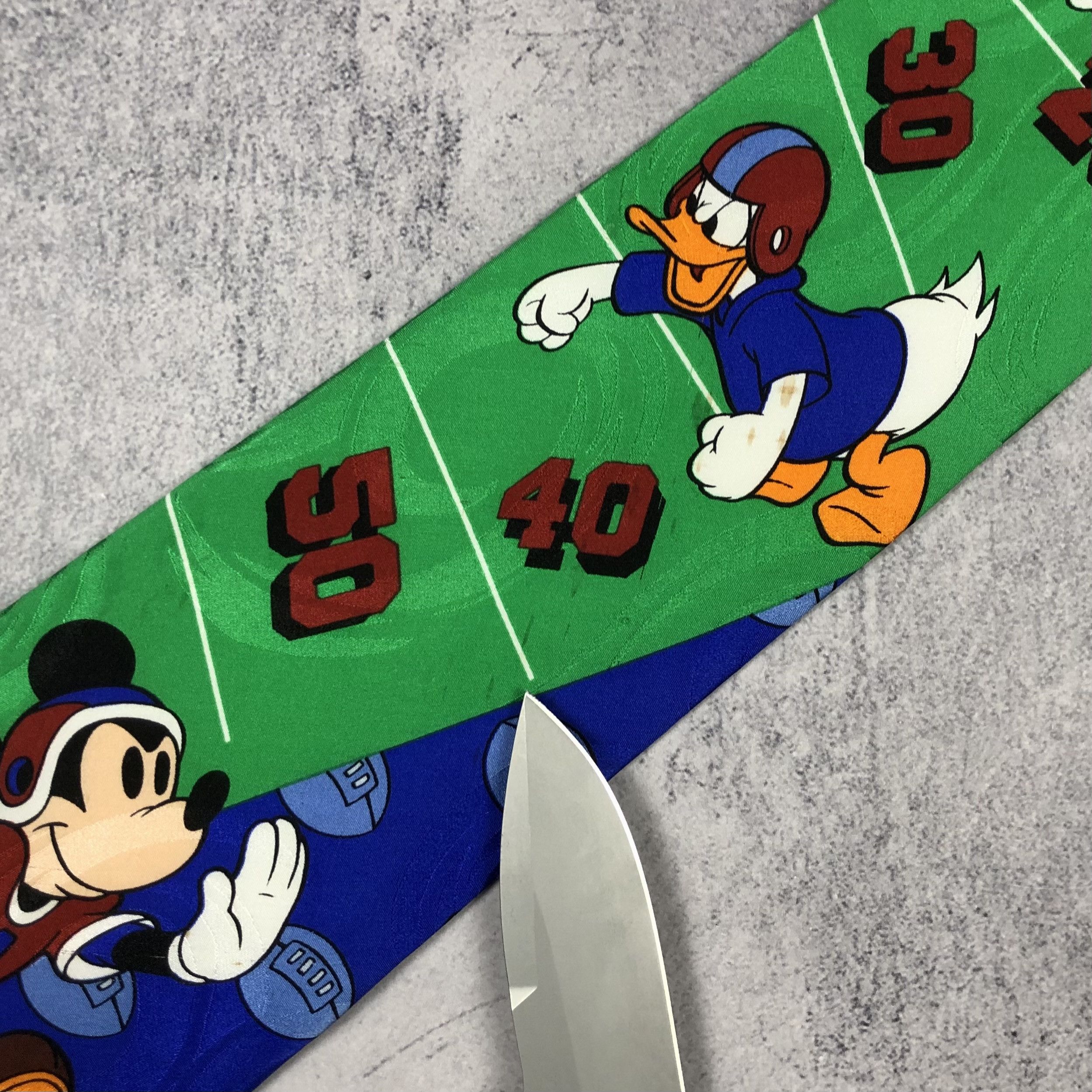 Mickey Mouse 90s Disney Tie Mickey Mouse Donald Duck Size ONE SIZE - 7 Thumbnail