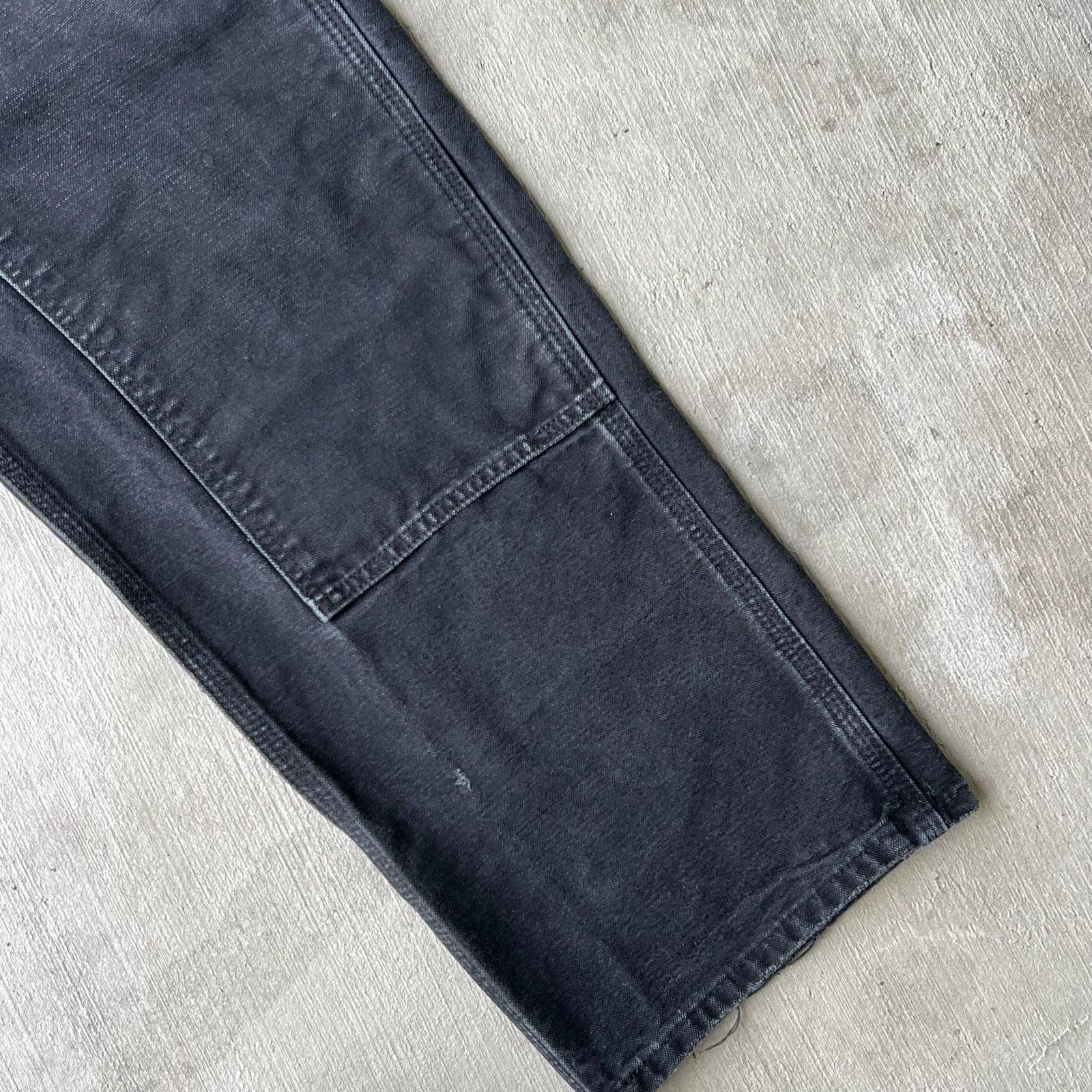 Carhartt × Vintage Carhartt faded black double knee work wear carpenter pants Size US 33 - 8 Thumbnail