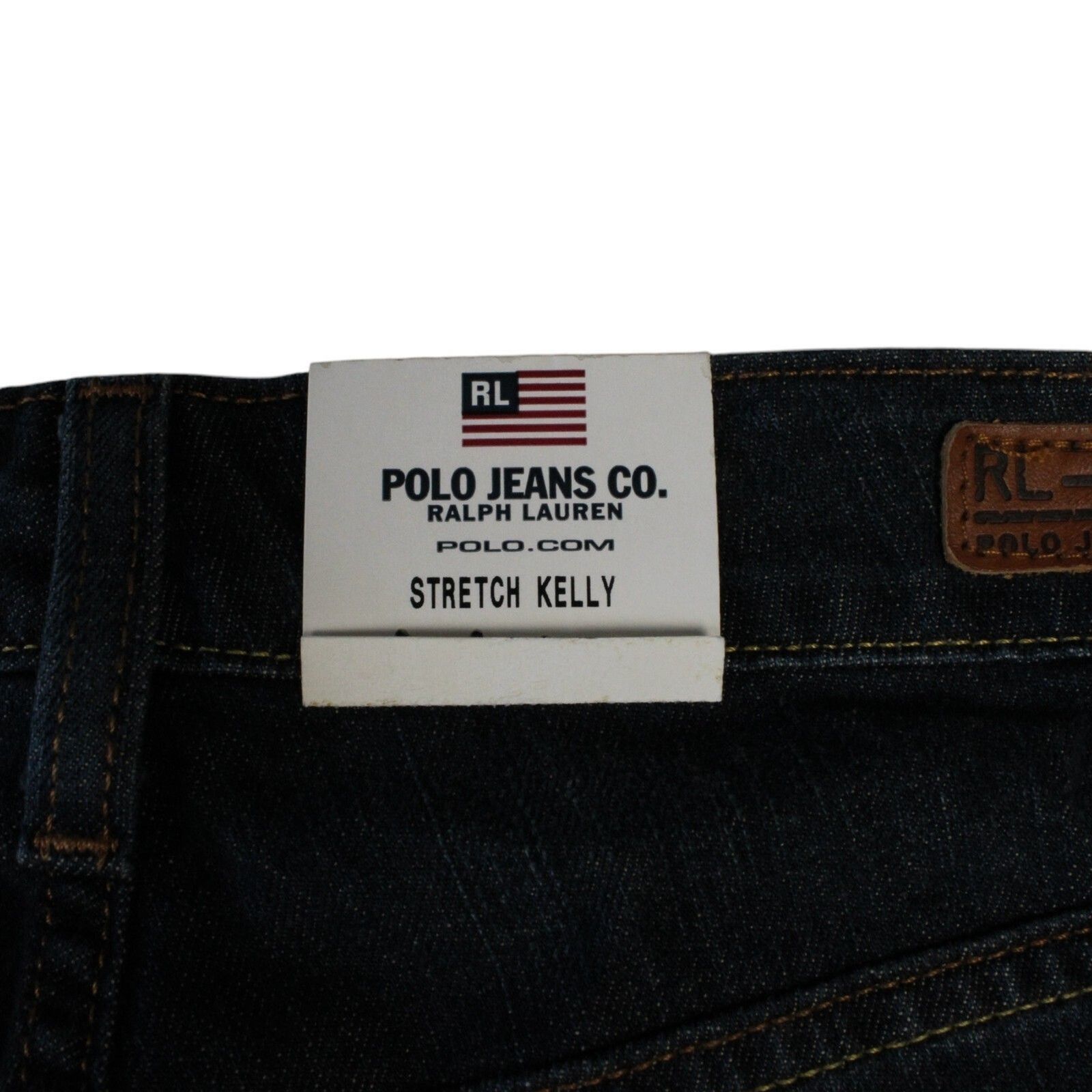 Polo Ralph Lauren Polo Ralph Lauren Stretch Kelly Dark Wash Jeans Sz 10x32 Size US 32 / EU 48 - 3 Thumbnail