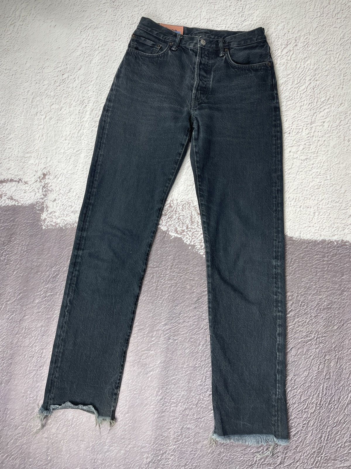 Acne Studios Acne Studios Bla Konst Jeans Black Overdye Fly Fits Unisex Size 27" / US 4 / IT 40 - 1 Thumbnail