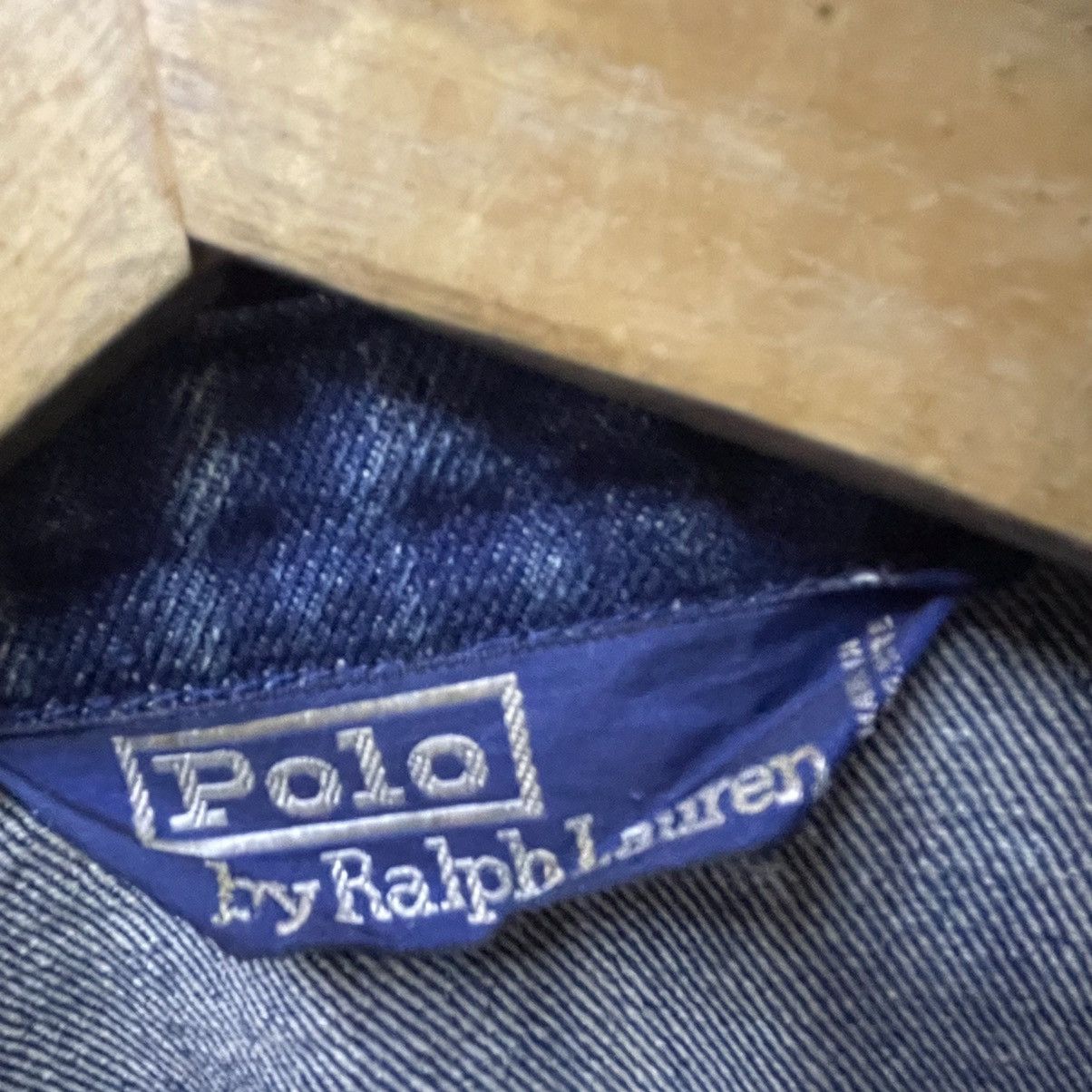 Polo Ralph Lauren × Ralph Lauren Vintage Polo ralph lauren denim bomber jacket Size US L / EU 52-54 / 3 - 6 Thumbnail