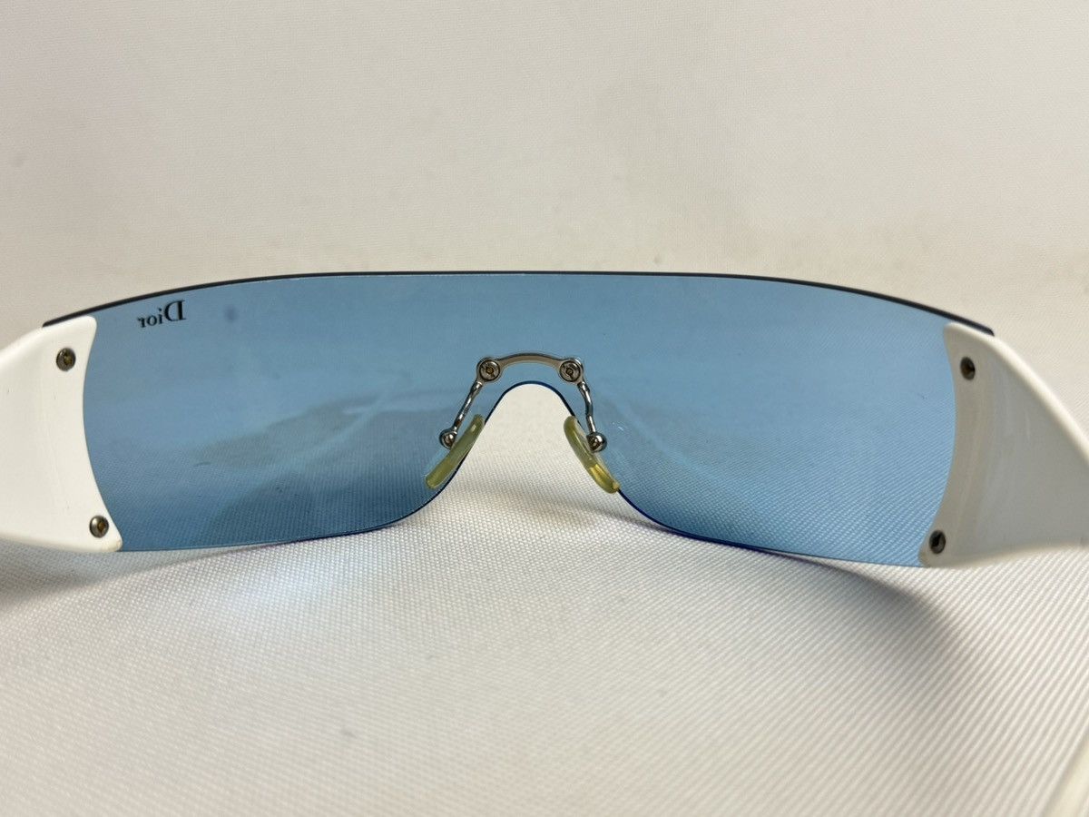Dior Dior Ski 6 PX3 120 White Blue Shield Sunglasses Size ONE SIZE - 5 Thumbnail