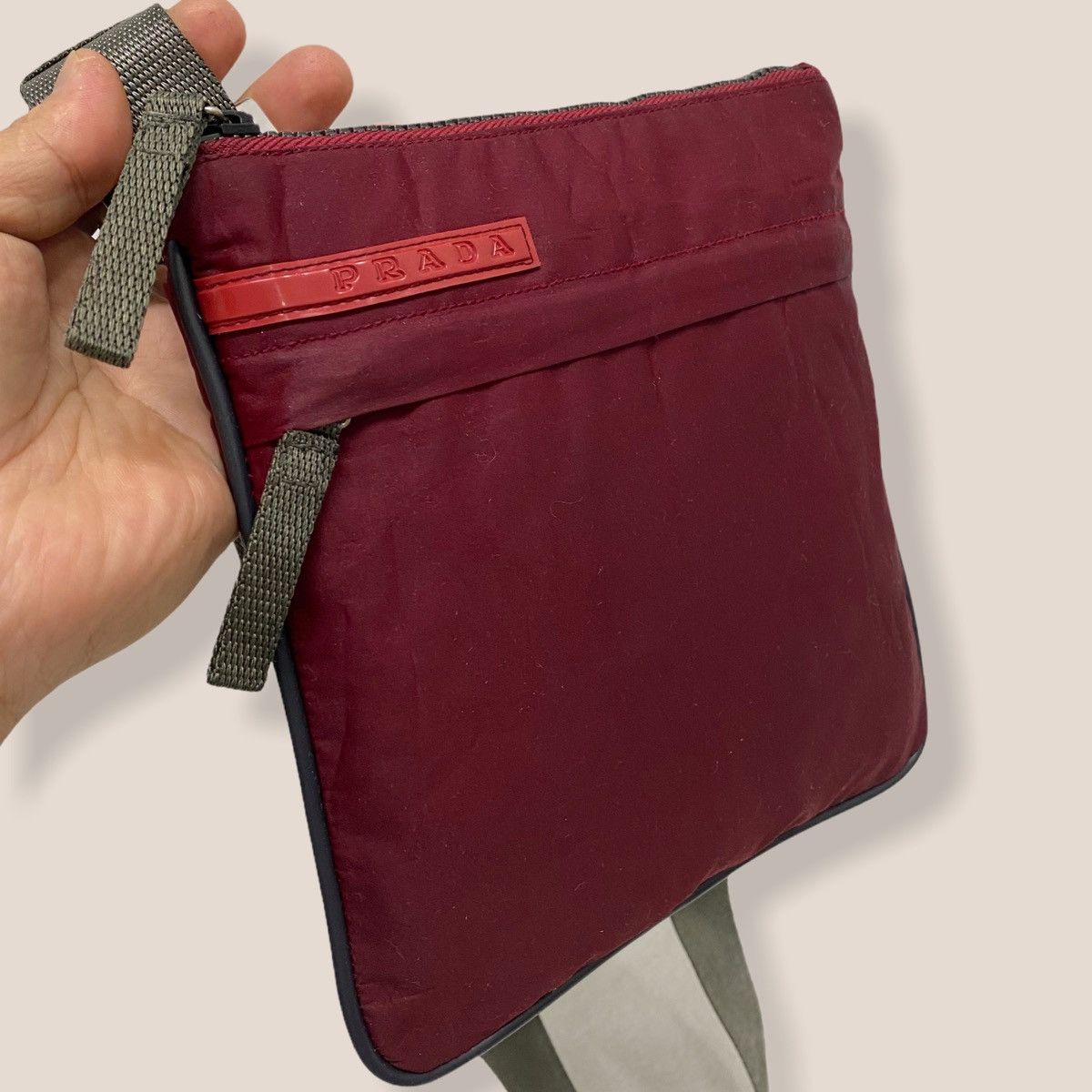 Prada ‼️LASTDROP‼️ AUTHENTIC PRADA SPORT MARRON NYLON SLING BAG Size ONE SIZE - 5 Thumbnail