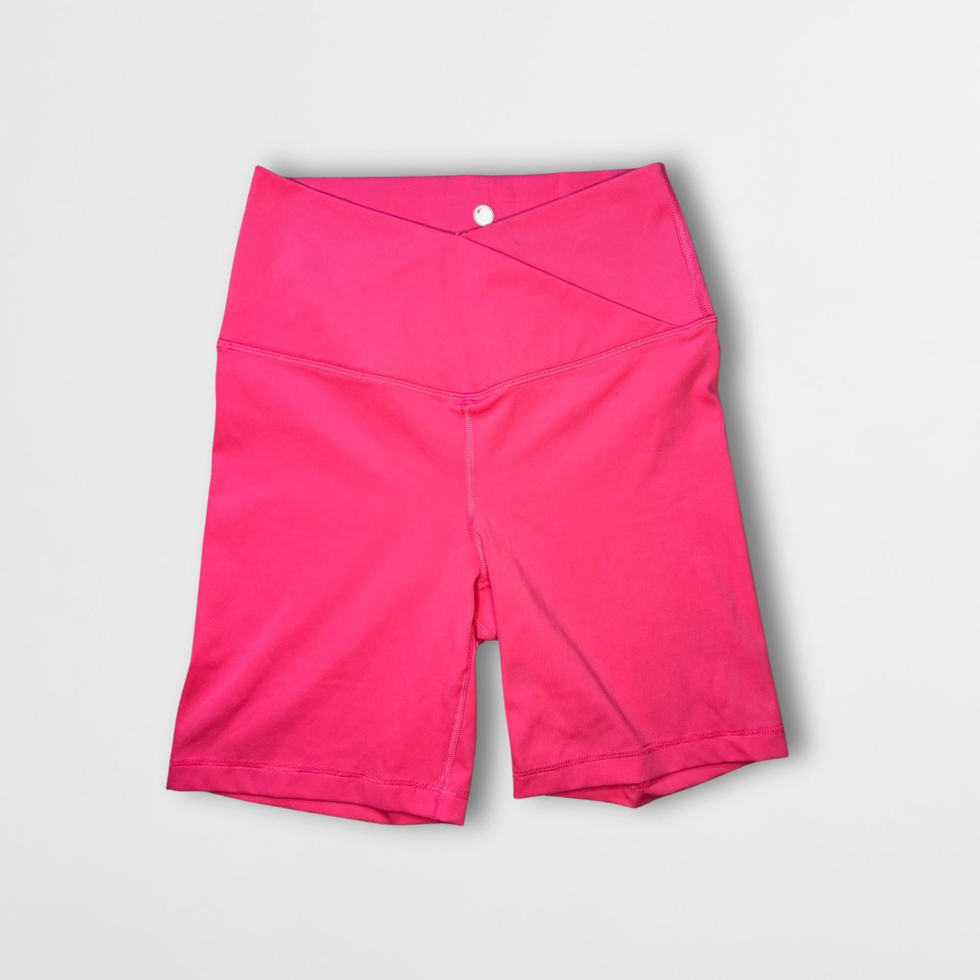 Other Yogalicious Eclipse Crossover 7" Shorts Women S Pink Stretch Size 27" / US 4 / IT 40 - 2 Thumbnail