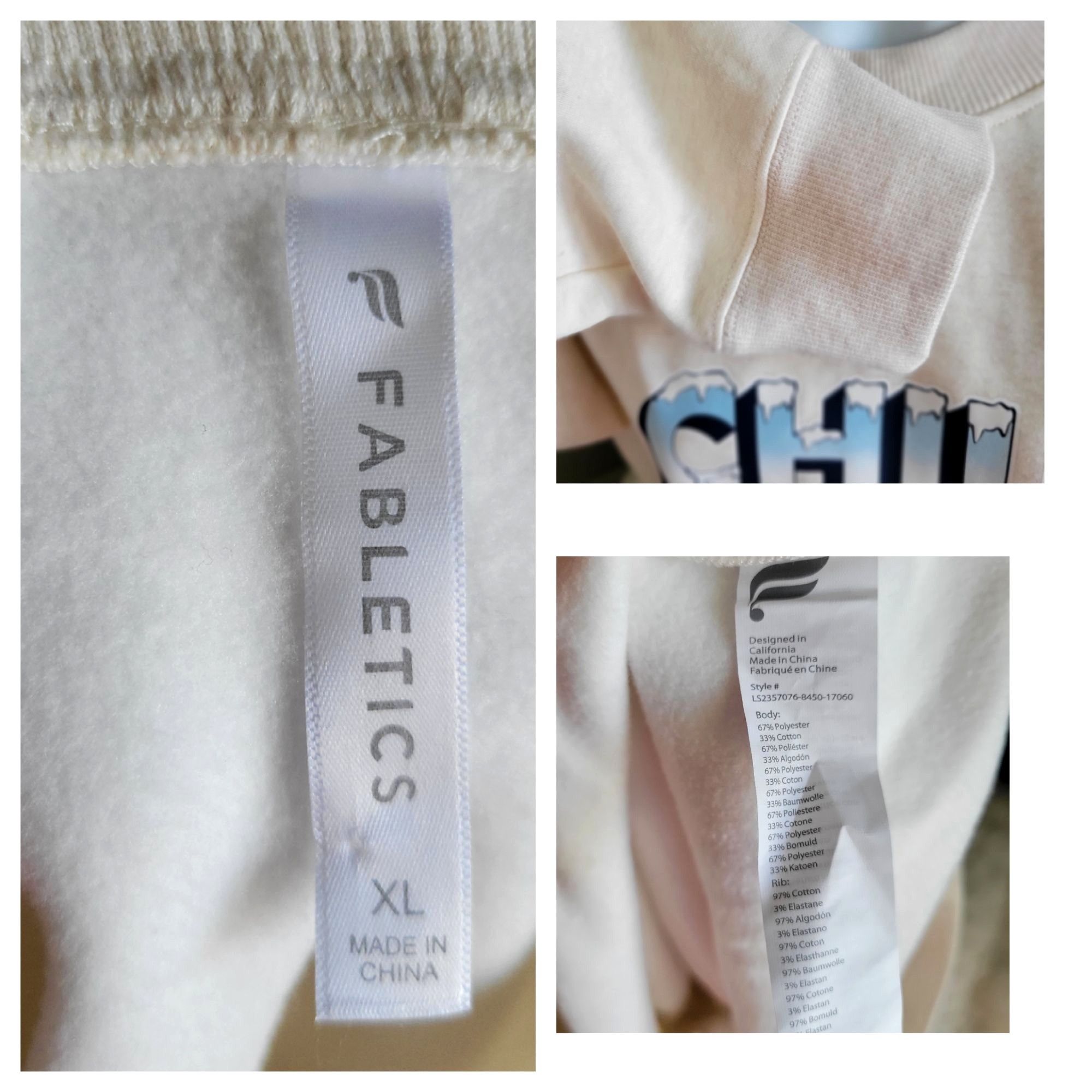 Fabletics Fabletics "Chill" Graphic Crewneck Sweatshirt XL Size XL / US 12-14 / IT 48-50 - 7 Thumbnail