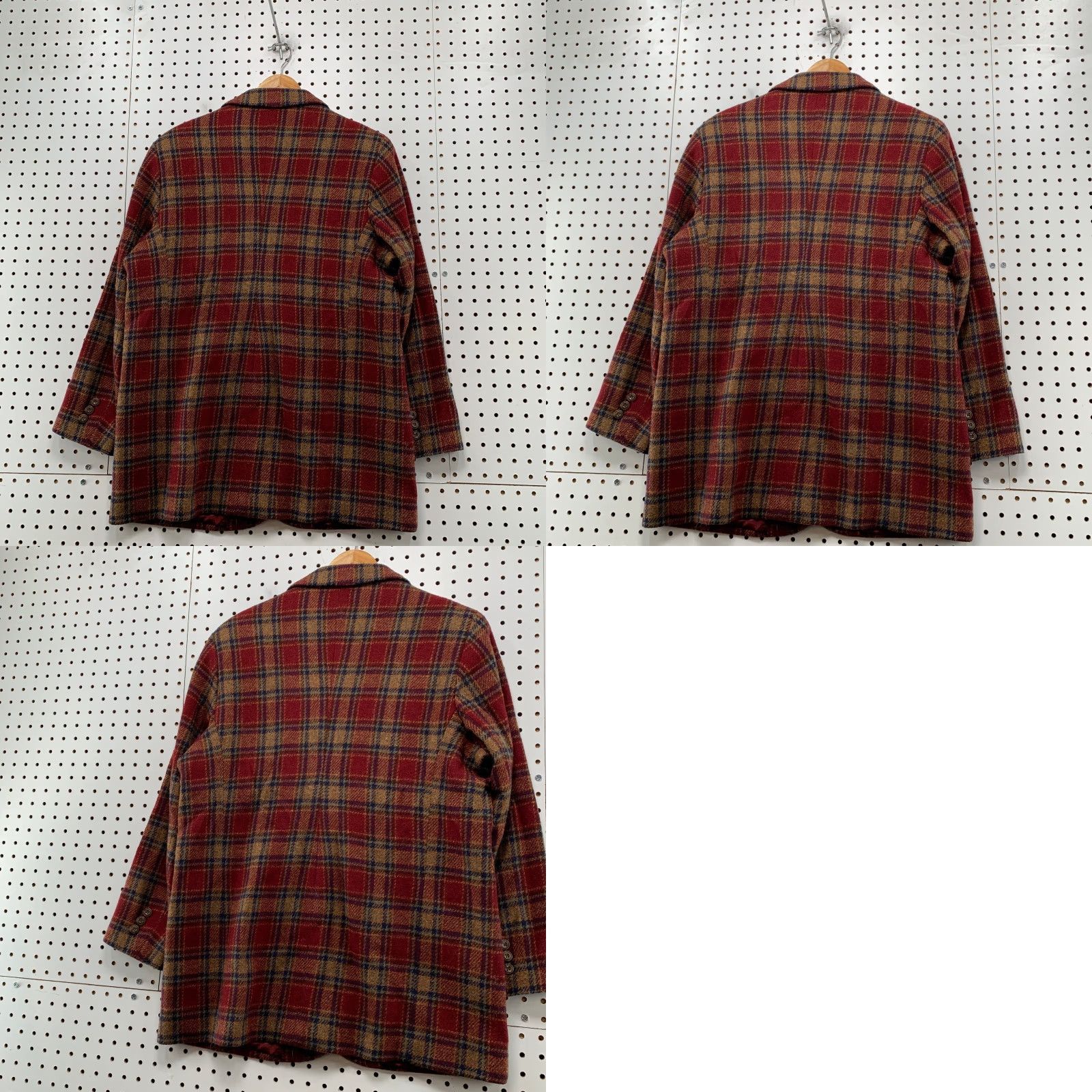 Eddie Bauer VINTAGE Eddie Bauer Wool Blazer Womens Large Red Plaid Boyfriend Academia Y2k Size L / US 10 / IT 46 - 9 Thumbnail