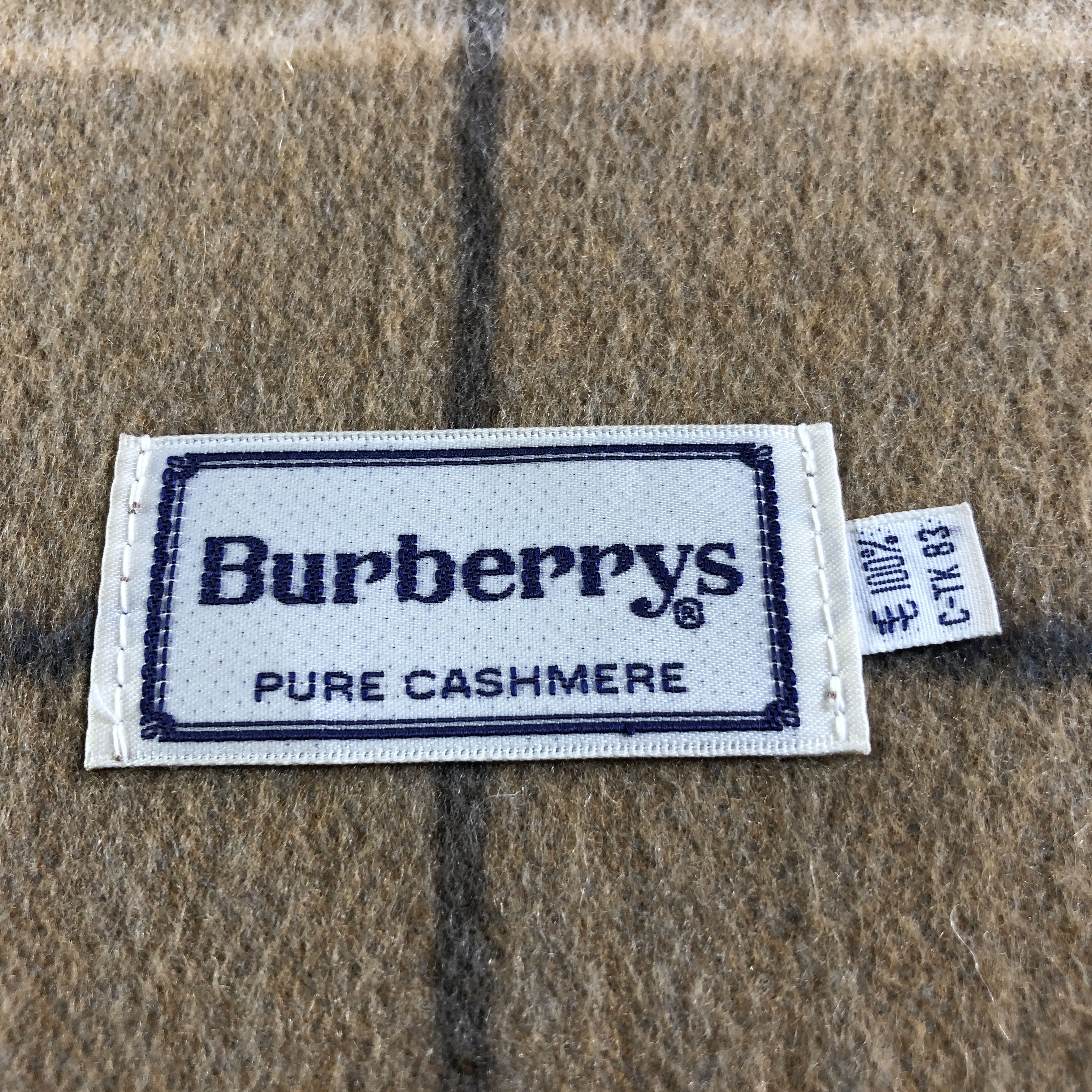 Burberry Vintage Burberrys Cashmere Scarf Muffler V2642 Size ONE SIZE - 4 Thumbnail
