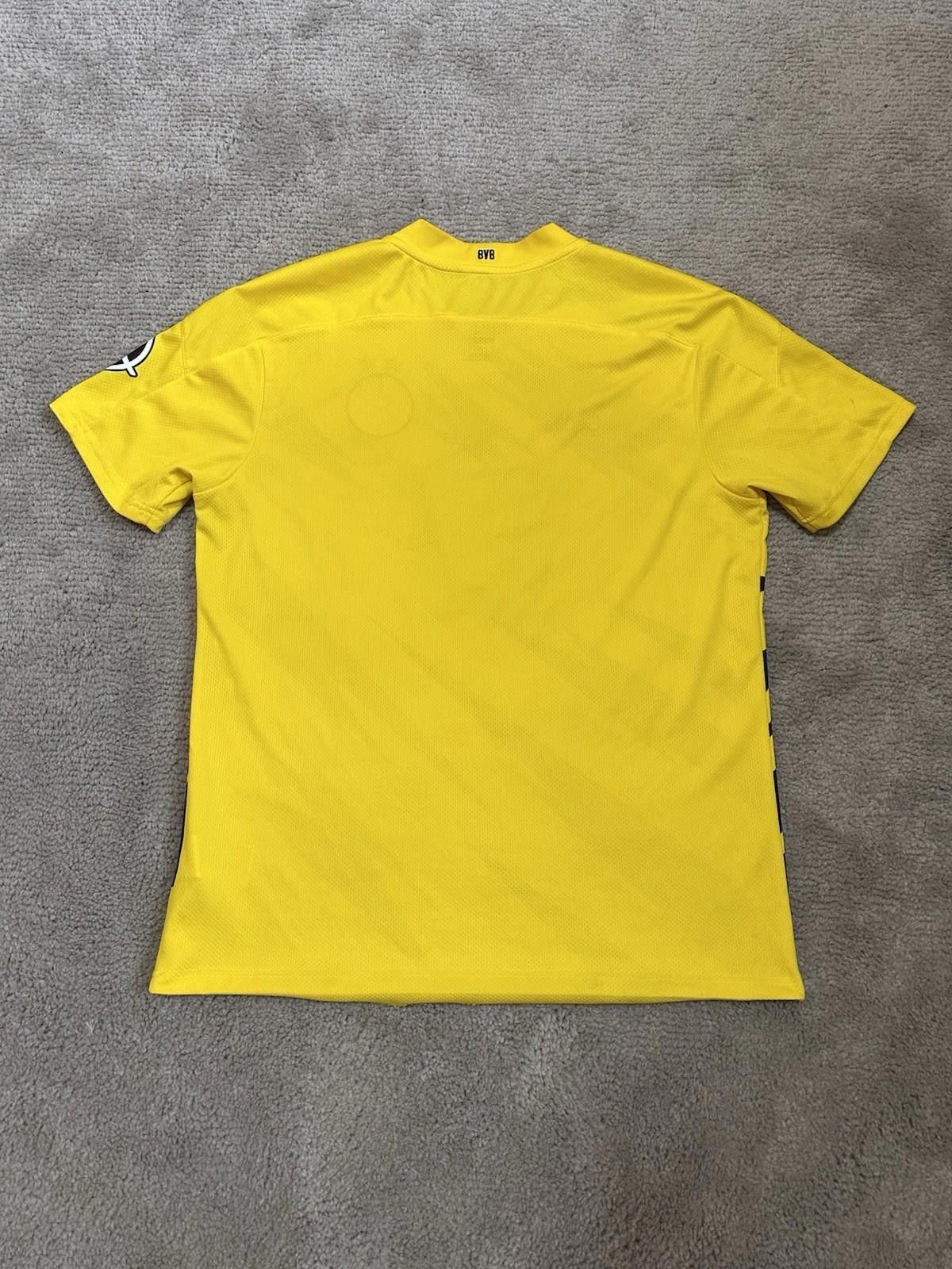 Puma BORUSSIA DORTMUND 2020 2021 HOE FOOTBALL SHIRT SOCCER JERSEY Size US L / EU 52-54 / 3 - 8 Thumbnail