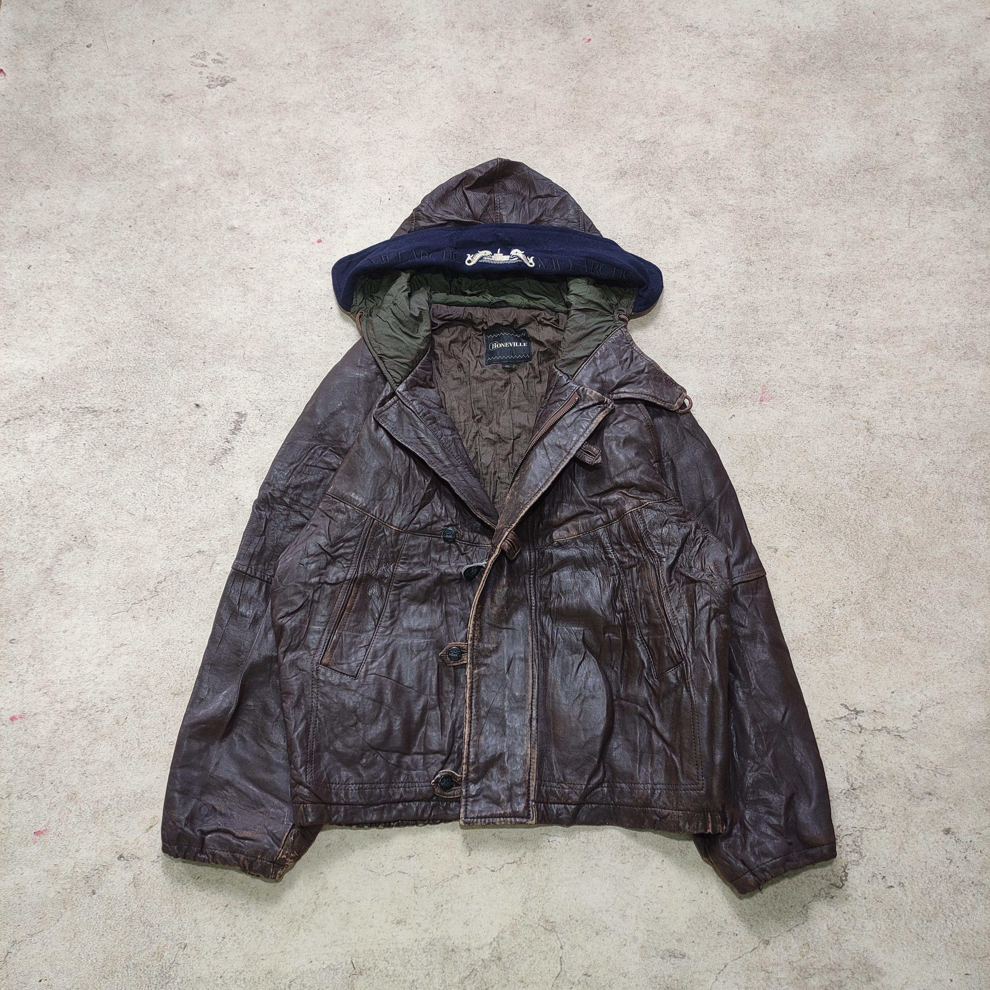 Boneville SOLD OUT!! Boneville Navy Arctic 80s Massimo Osti Jacket Size US L / EU 52-54 / 3 - 3 Thumbnail