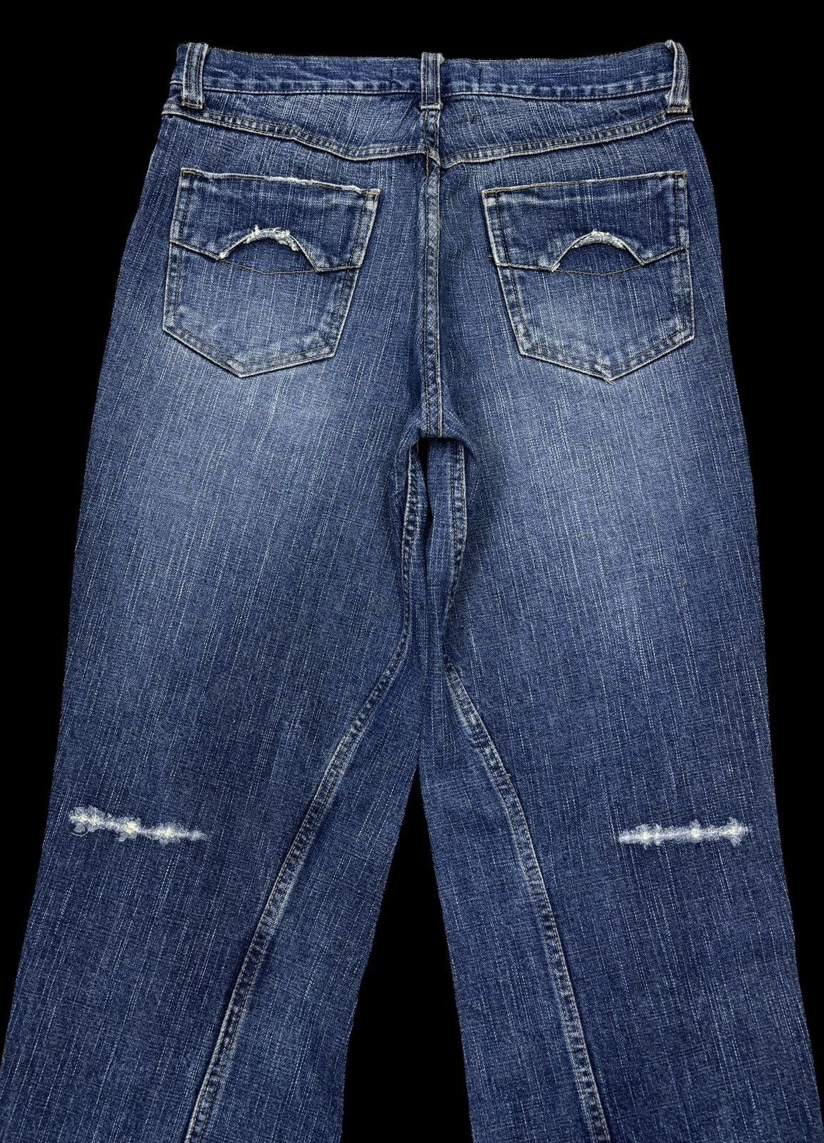 Acne Studios BAGGY Big Shark Jeans Acne Studios Style Distressed Denim Size US 31 - 6 Thumbnail