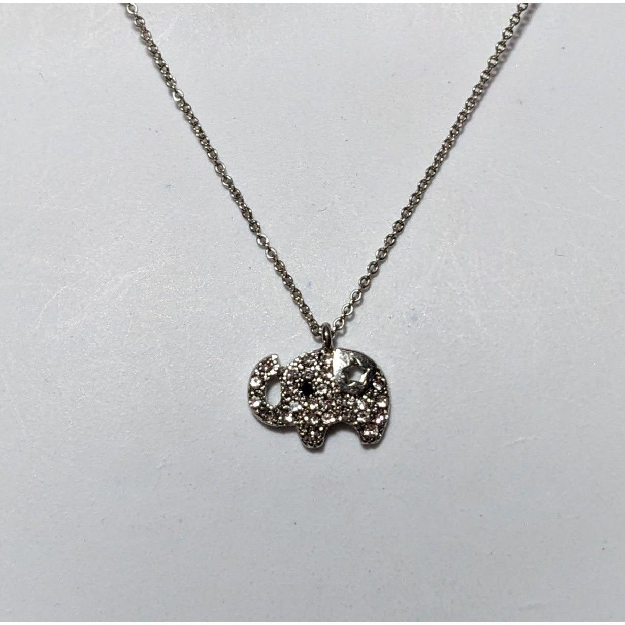 Other Minimalist Rhinestone Elephant Necklace Size ONE SIZE - 7 Thumbnail