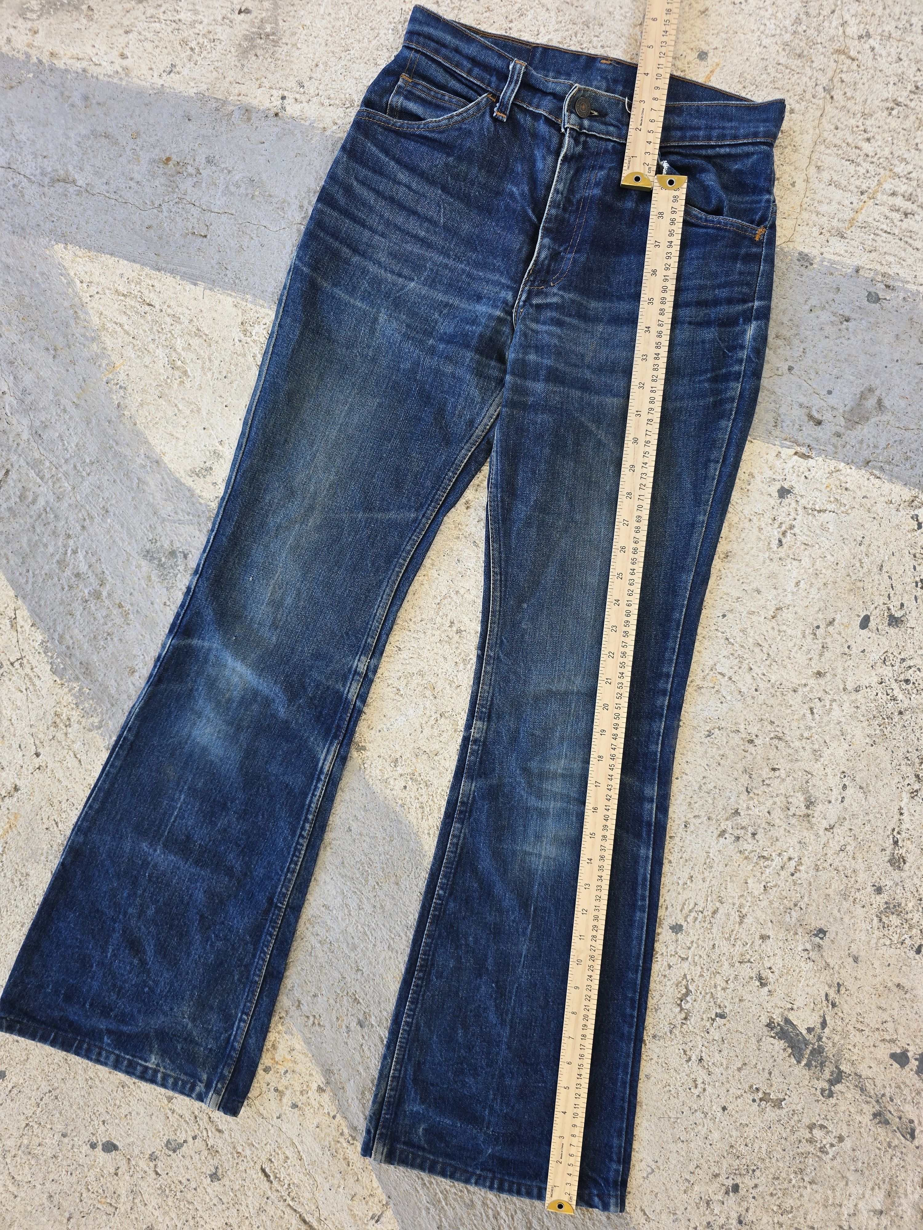 Levi's Vintage 70s Levis Orange Tab Bell Bottom Denim Size US 28 / EU 44 - 10 Thumbnail