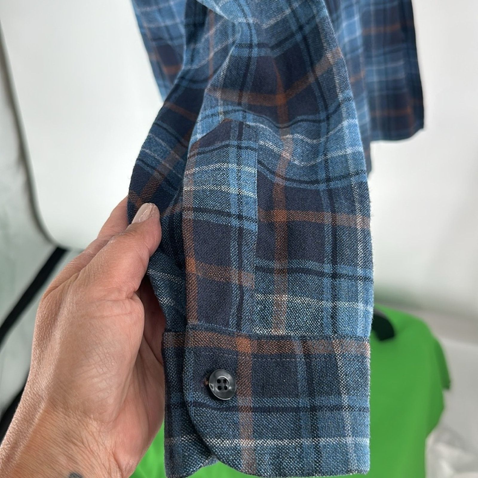 Pendleton 1960s PENDLETON Board Shirt, Vintage Wool Plaid Shirt Button Size S / US 4 / IT 40 - 10 Thumbnail