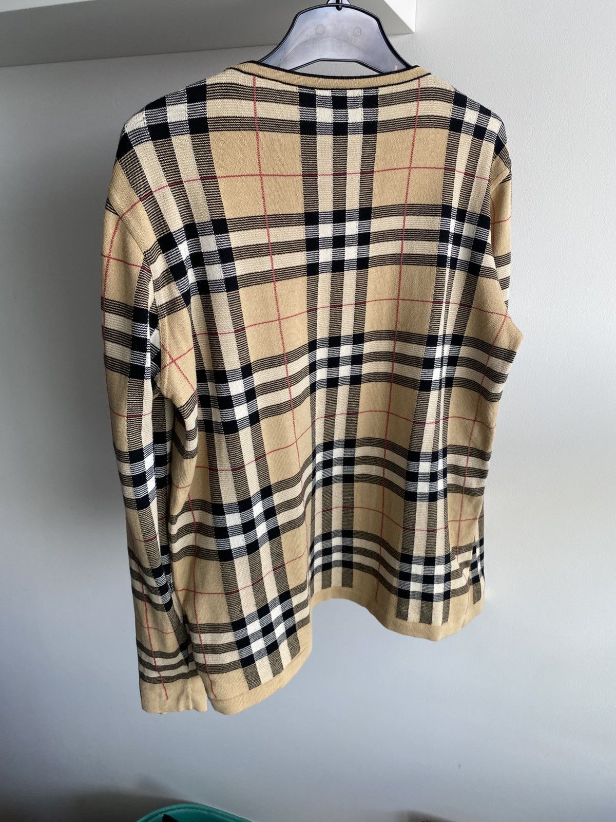 Burberry × Burberry Prorsum × Vintage Burberry London Vintage Nova Check Classic Woven Sweater y2k Size US M / EU 48-50 / 2 - 4 Thumbnail