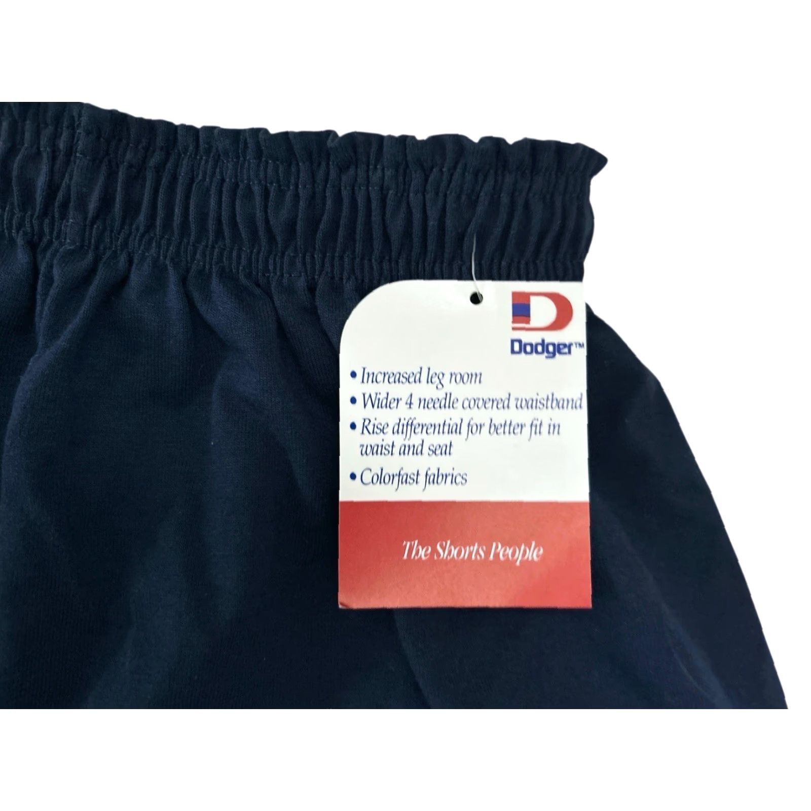 Vintage VINTAGE Dodger Gym Shorts Mens S Deadstock NWT 90s Made in USA Navy Blue 50/50 Athletic Size US 29 - 4 Thumbnail