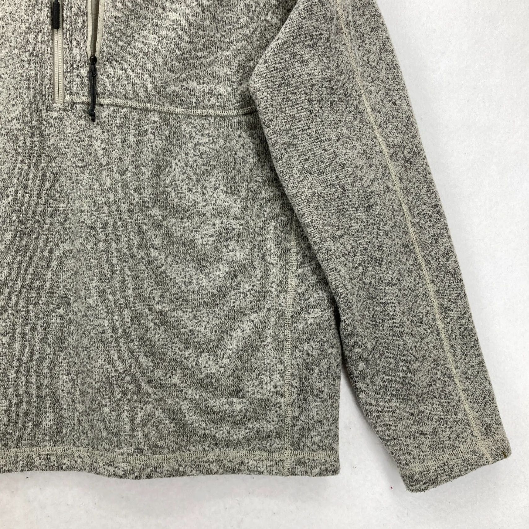 The North Face The North Face Men's Gordon Lyons 1/4 Zip Fleece Jacket XL Gray Mock Neck Camp Jacket Size US XL / EU 56 / 4 - 3 Thumbnail