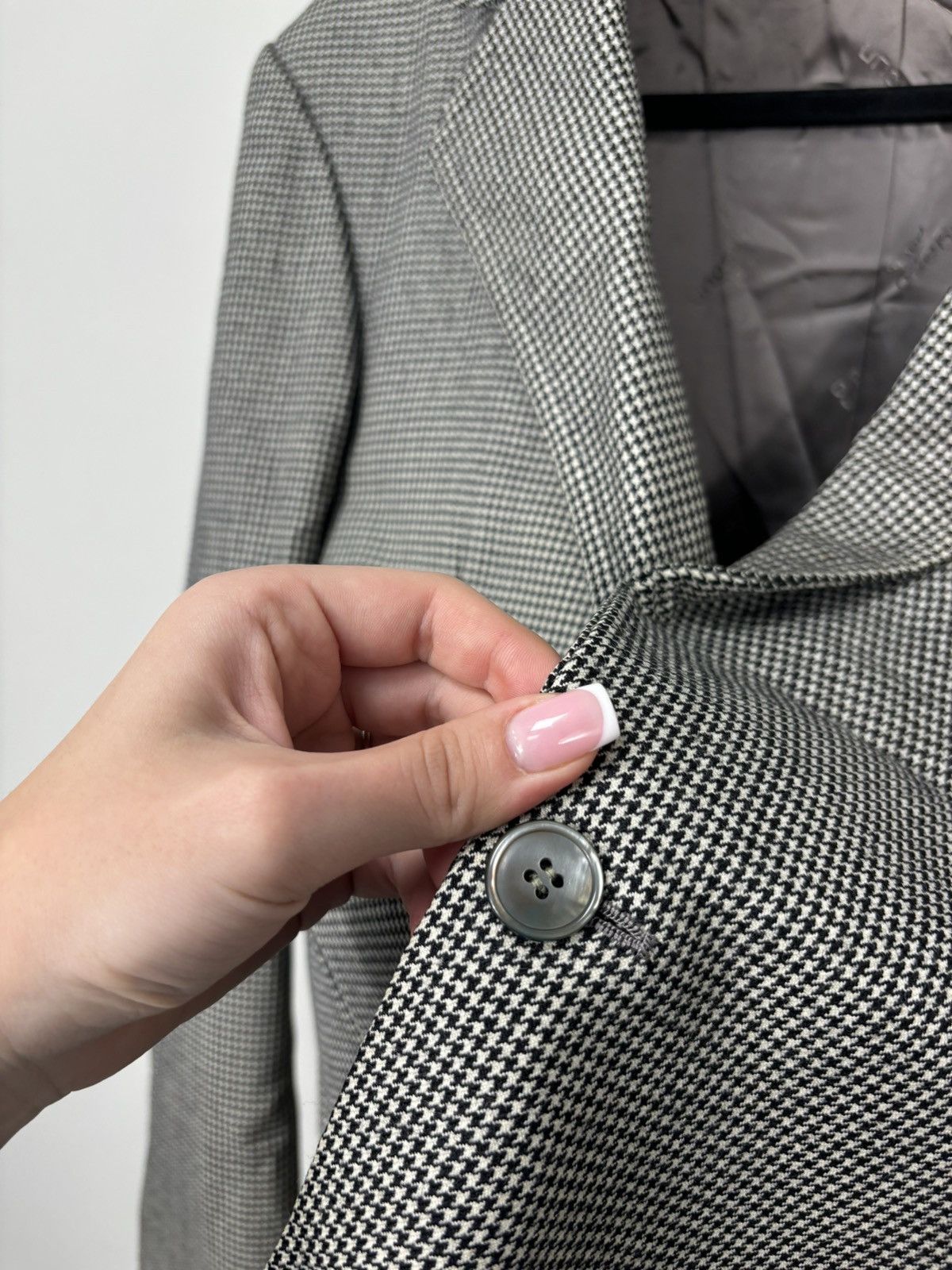 Emanuel Ungaro Vintage Ungaro Paris Ermenegildo Zegna Tessuto Blazer Jacket Size 42R - 9 Thumbnail