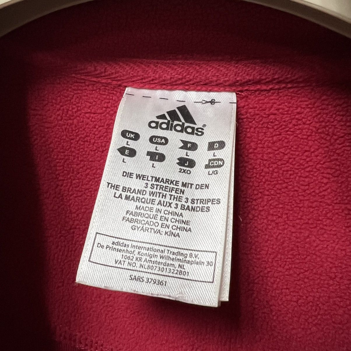 Adidas × Vintage Adidas British Irish Lions Training Fleece Jacket Rugby Zip Size US L / EU 52-54 / 3 - 13 Thumbnail
