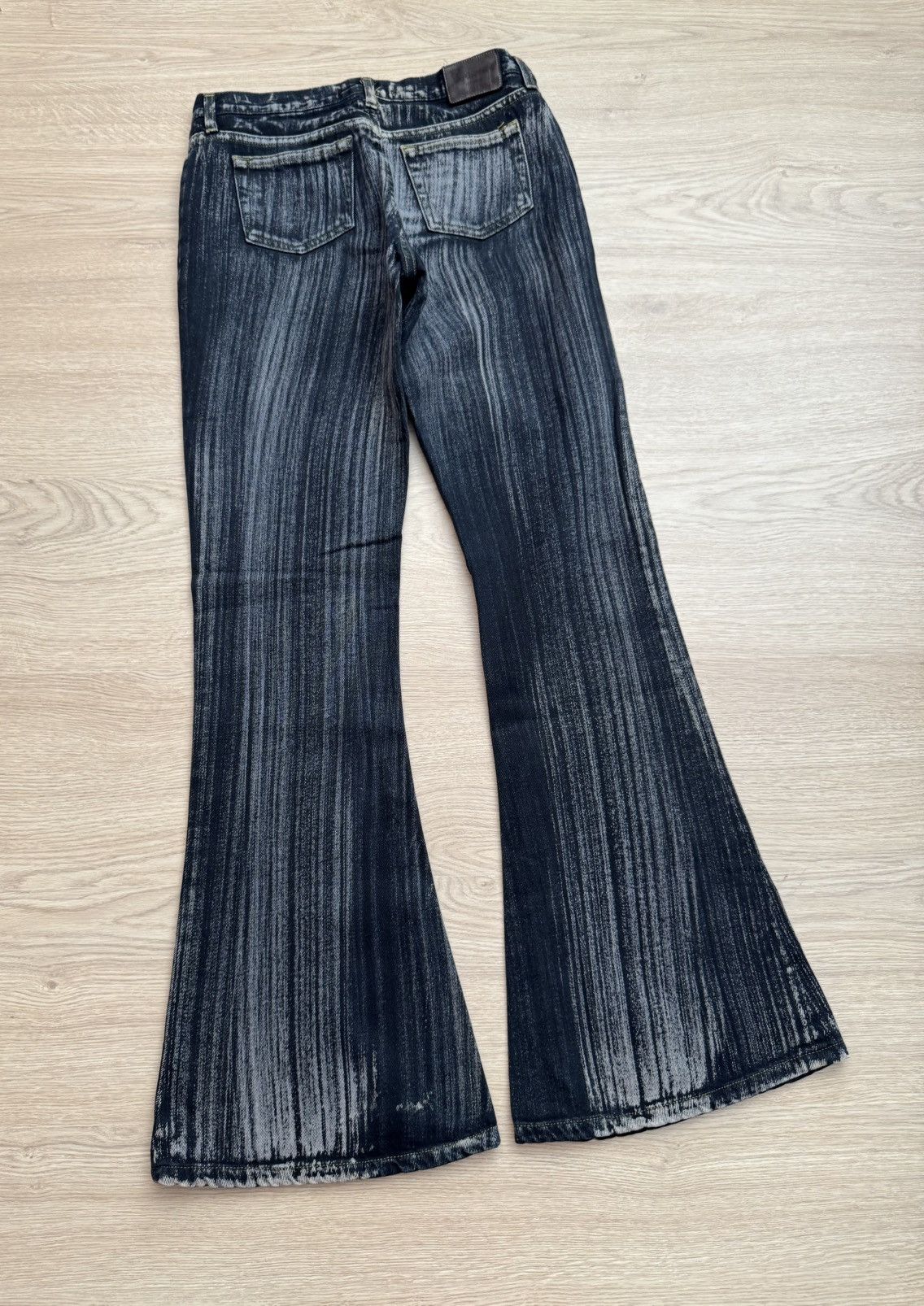 Japanese Brand Vintage Avant Garde Japanese Archival y2k Bootcut Pants Size 27" / US 4 / IT 40 - 3 Thumbnail