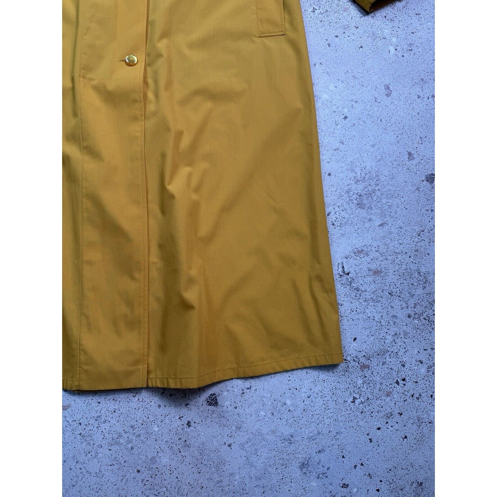Vintage Vintage 90s 80s Christian Aujard Yellow Trench Coat Size 38 Size M / US 6-8 / IT 42-44 - 11 Thumbnail