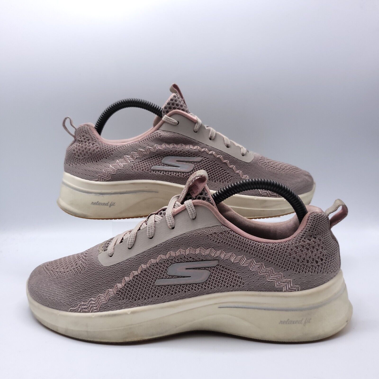 SKECHERS Skechers Go Walk Steady Shoe Womens Size 8 124112 Pink White Size US 8 / IT 38 - 5 Thumbnail