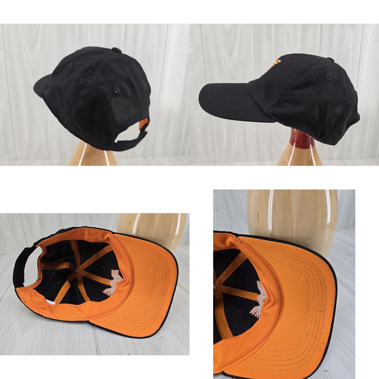 Vintage Whataburger Cap Hat Adult OSFA Adjustable Black Cap Hat Baseball Cap Unisex Adults Black Adjustable Size ONE SIZE - 8 Thumbnail