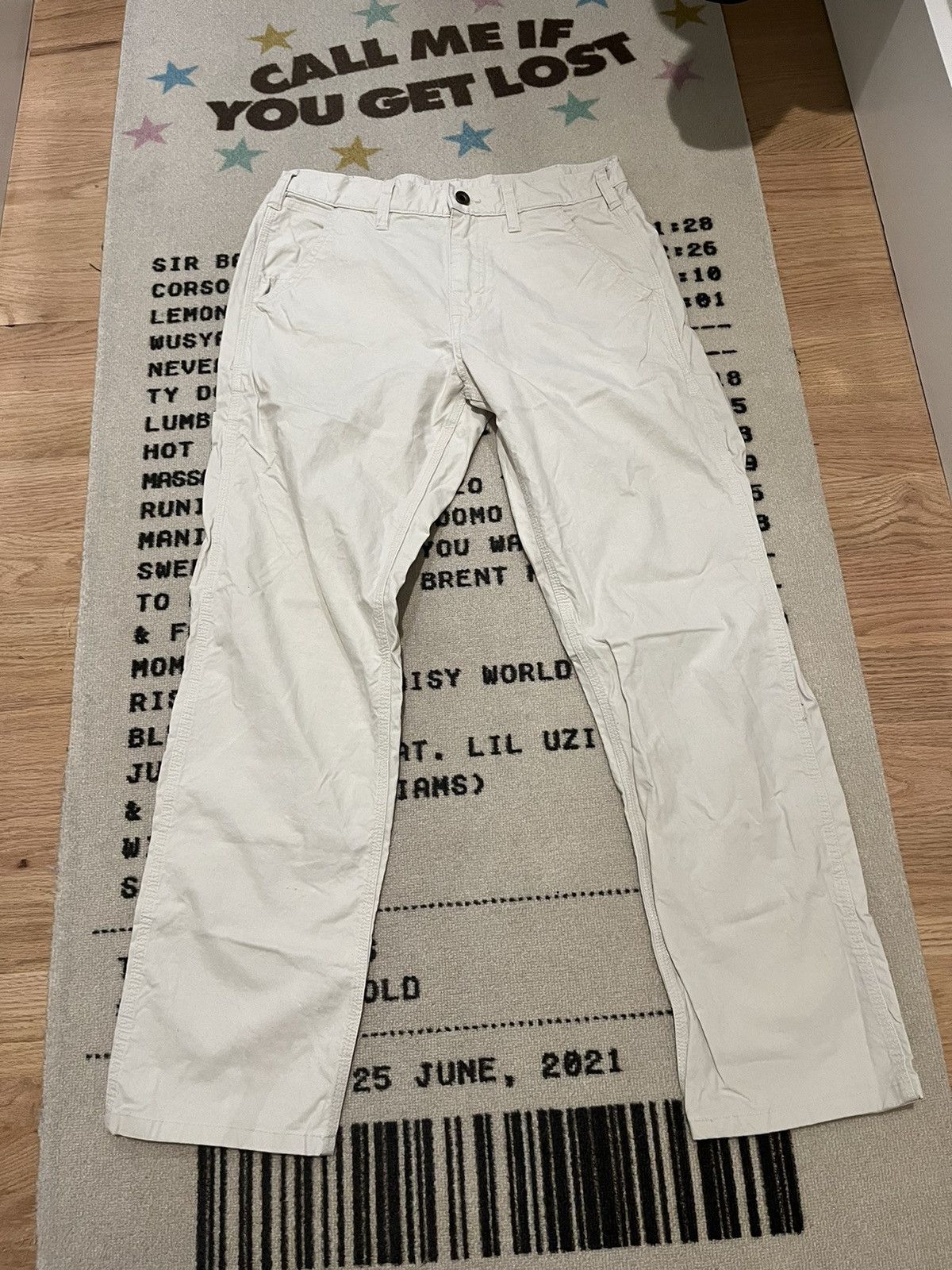 Buck Mason White Tapered pants Size US 29 - 3 Thumbnail