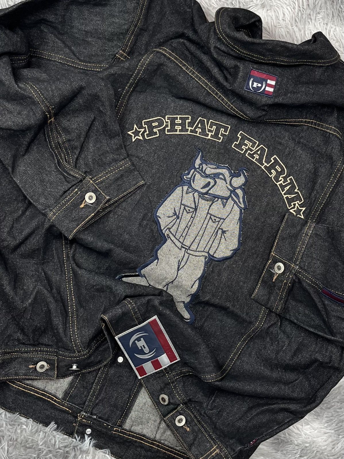 Phat Farm vintage Y2K,90s Phat Farm denim jacket Size US L / EU 52-54 / 3 - 1 Thumbnail