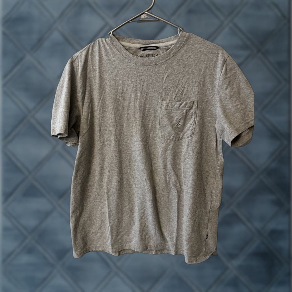 Nautica Nautica Performance Tee Shirt Men's Short Sleeve Crew Neck Gray 95% Cotton 5% Spandex Logo T-Shirts Size S Regular Vintage: No Size US S / EU 44-46 / 1 - 1 Thumbnail