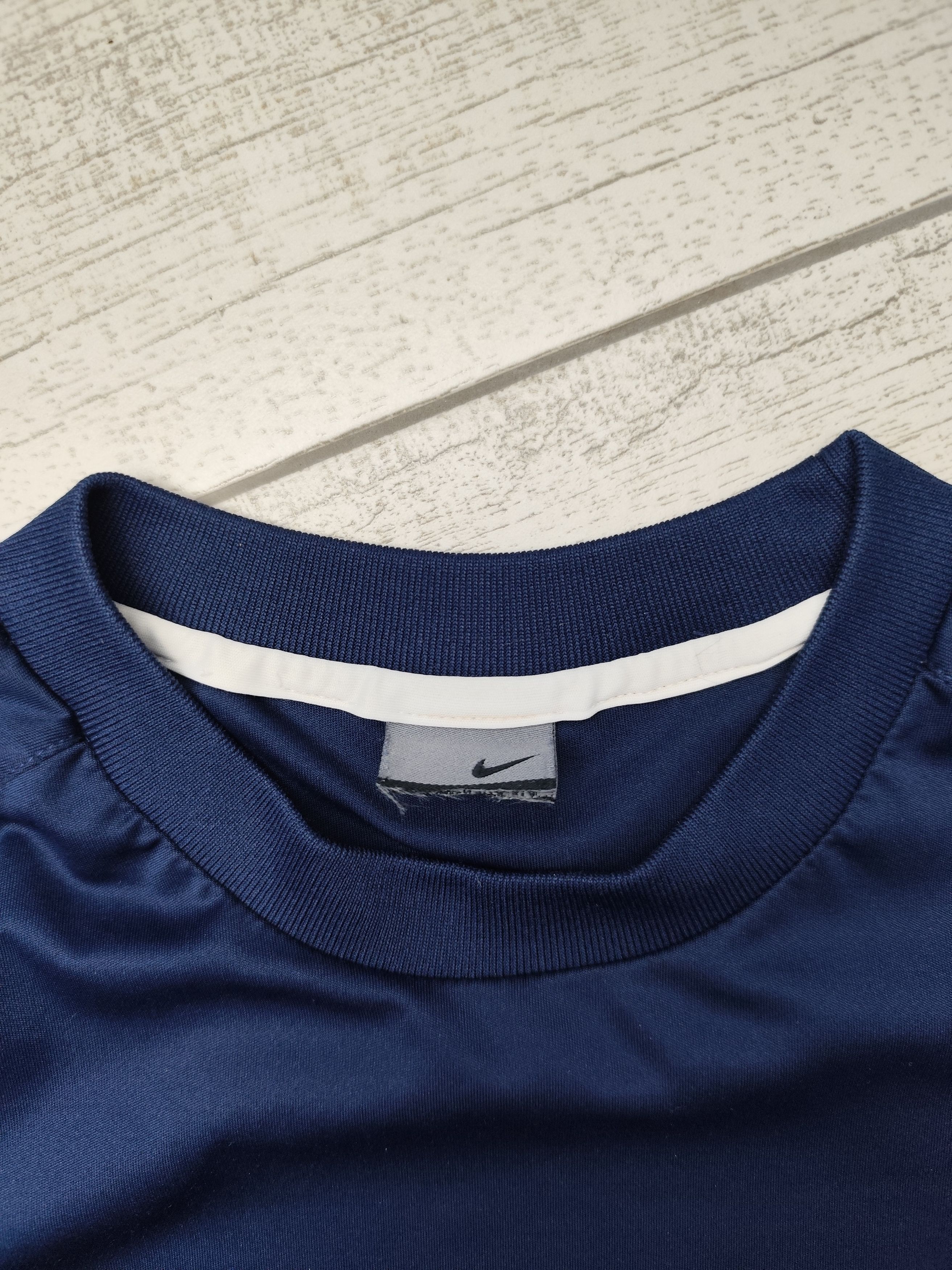 Nike × Vintage 90’s NIKE BIG SWOOSH CENTRAL LOGO RETRO T-SHIRT Y2K Size US M / EU 48-50 / 2 - 2 Thumbnail