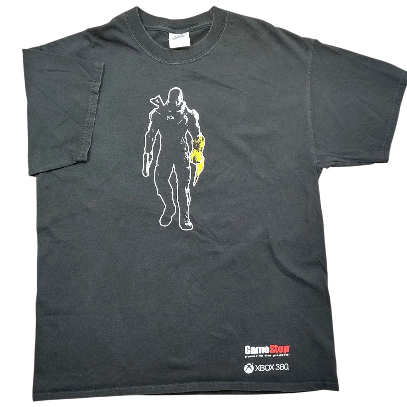 Port & Company Mass Effect 3 Xbox 360 GameStop Promo Black Graphic T Shirt Adult Large Mens Size US L / EU 52-54 / 3 - 2 Thumbnail