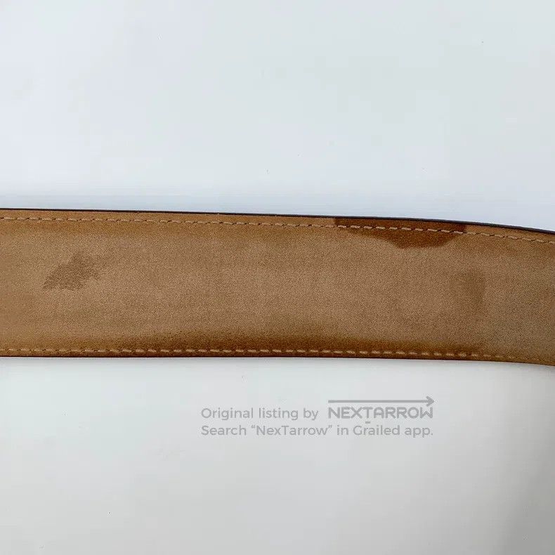 Gucci Gucci Blue logo smooth buckle belt Size ONE SIZE - 9 Thumbnail