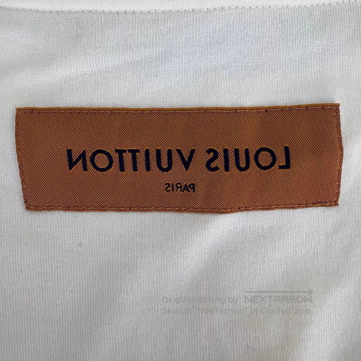 Louis Vuitton White Short-Sleeve Crewneck Shirt. Size US XL / EU 56 / 4 - 7 Thumbnail