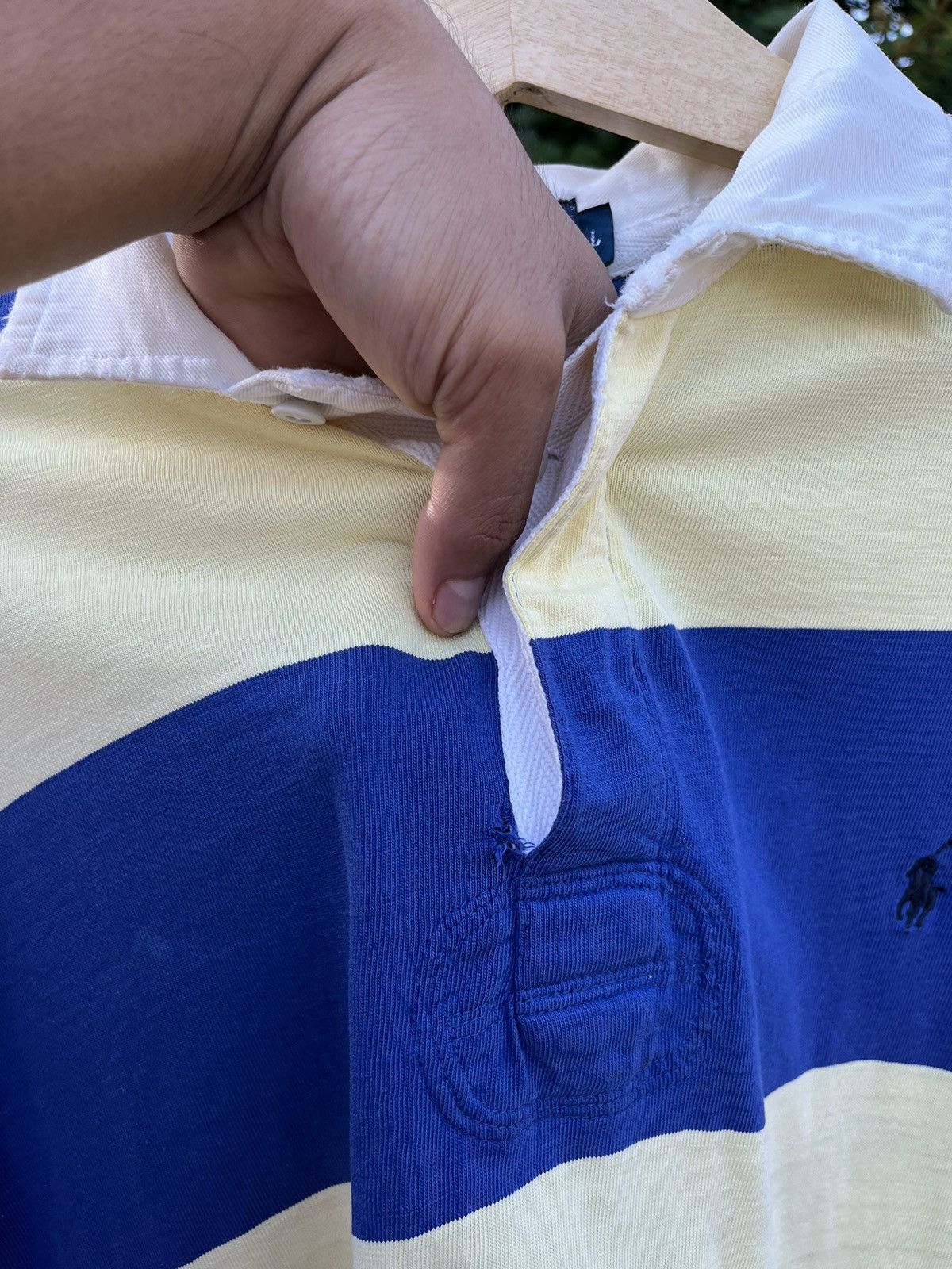 Polo Ralph Lauren × Ralph Lauren × Vintage Vintage Polo Ralph Lauren Rugby Shirt Size US L / EU 52-54 / 3 - 3 Thumbnail