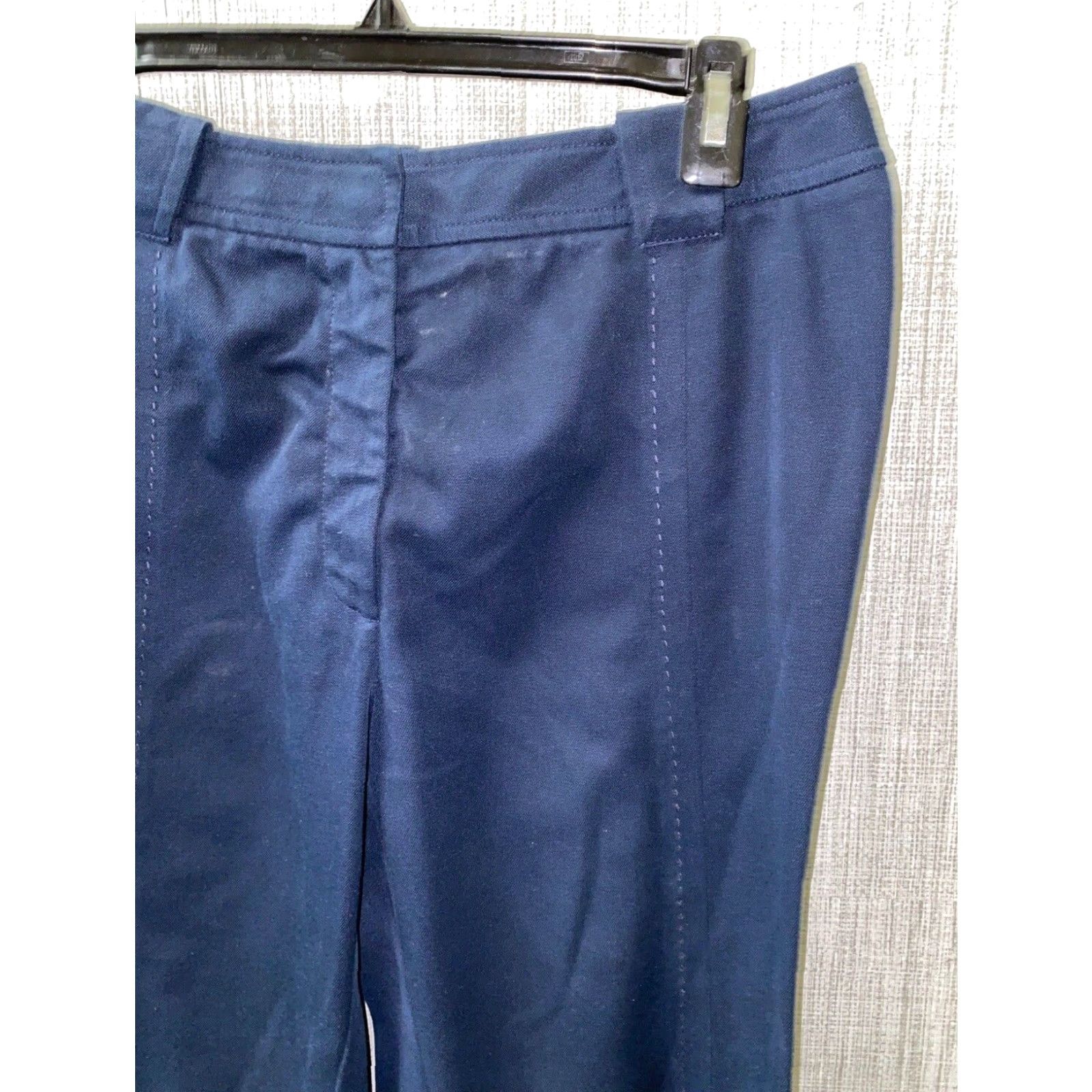St. John St. John Sport Pants Women Zip Fly Navy Blue 8 Casual 33in Inseam Women’s Regular Pants Size 31" - 2 Thumbnail